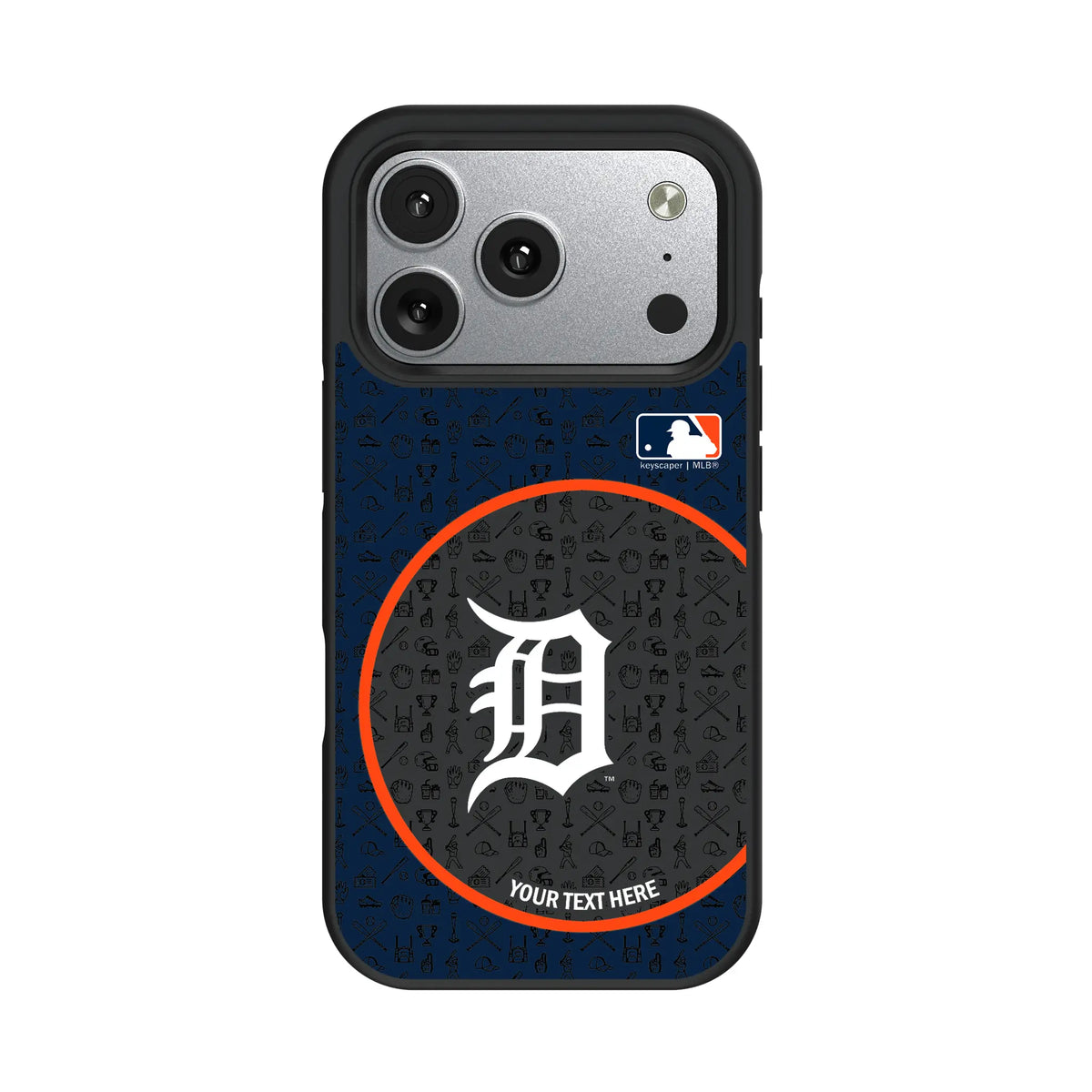 Detroit Tigers Personalized Circle iPhone Bump Phone Case for Apple iPhone#Device_iPhone 17 Pro