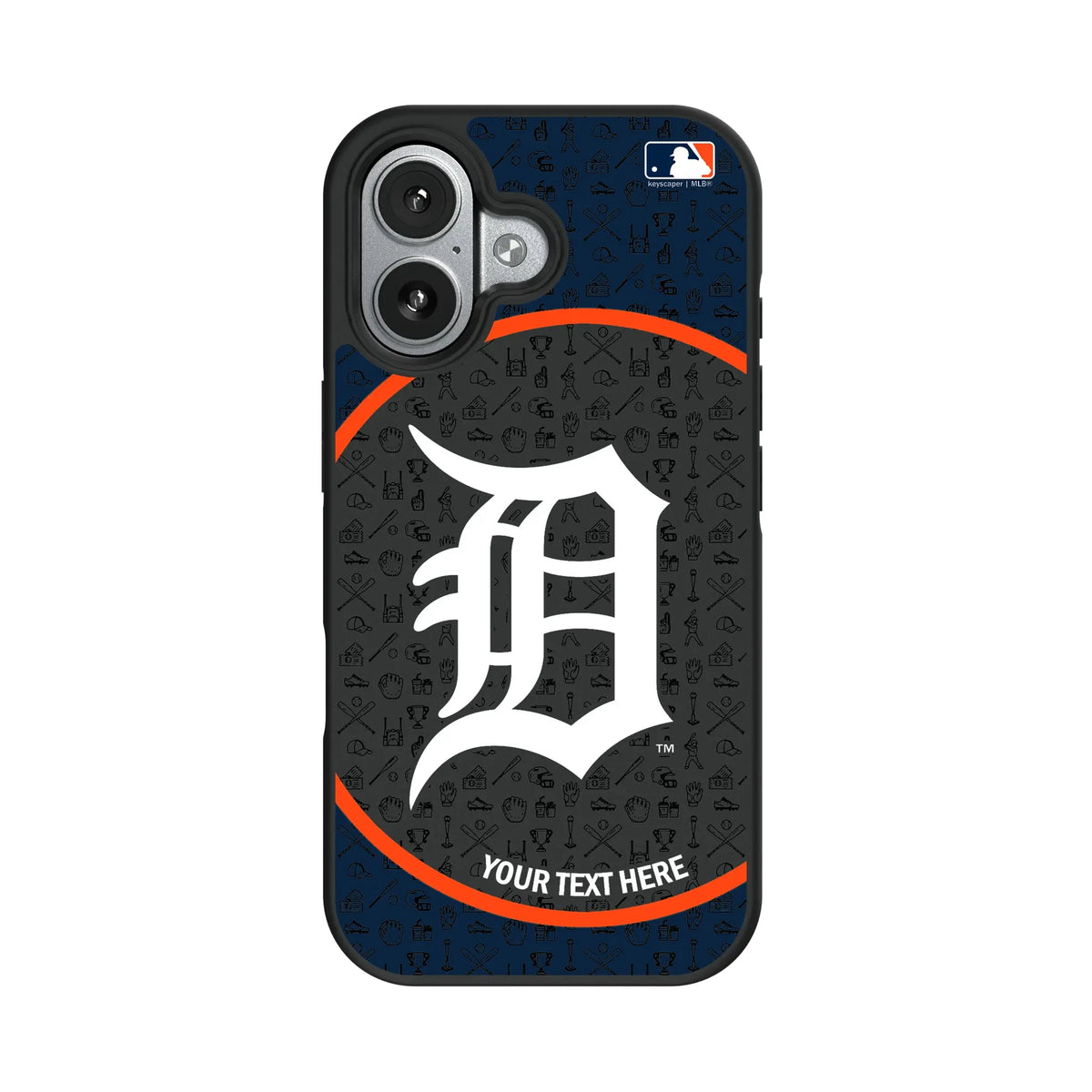 Detroit Tigers Personalized Circle iPhone Bump Phone Case for Apple iPhone#Device_iPhone 17