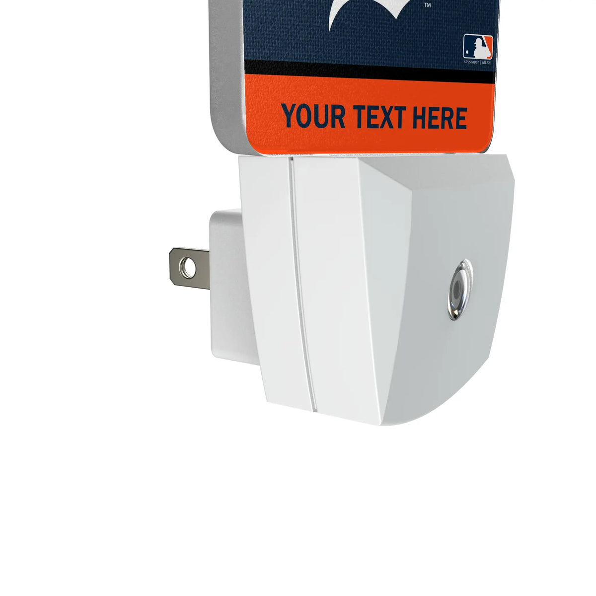 Detroit Tigers Personalized Endzone Solid Night Light 2-Pack - Detail