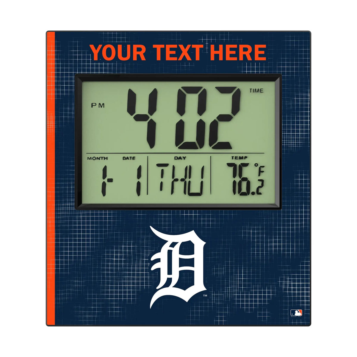 Detroit Tigers Personalized Hatch Wall Clock