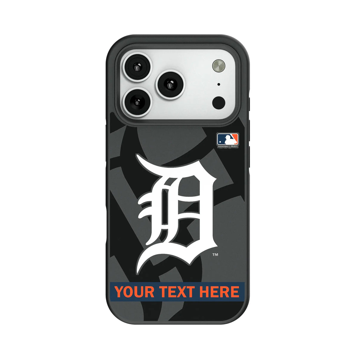Detroit Tigers Personalized Tilt Bump Phone Case for Apple iPhone