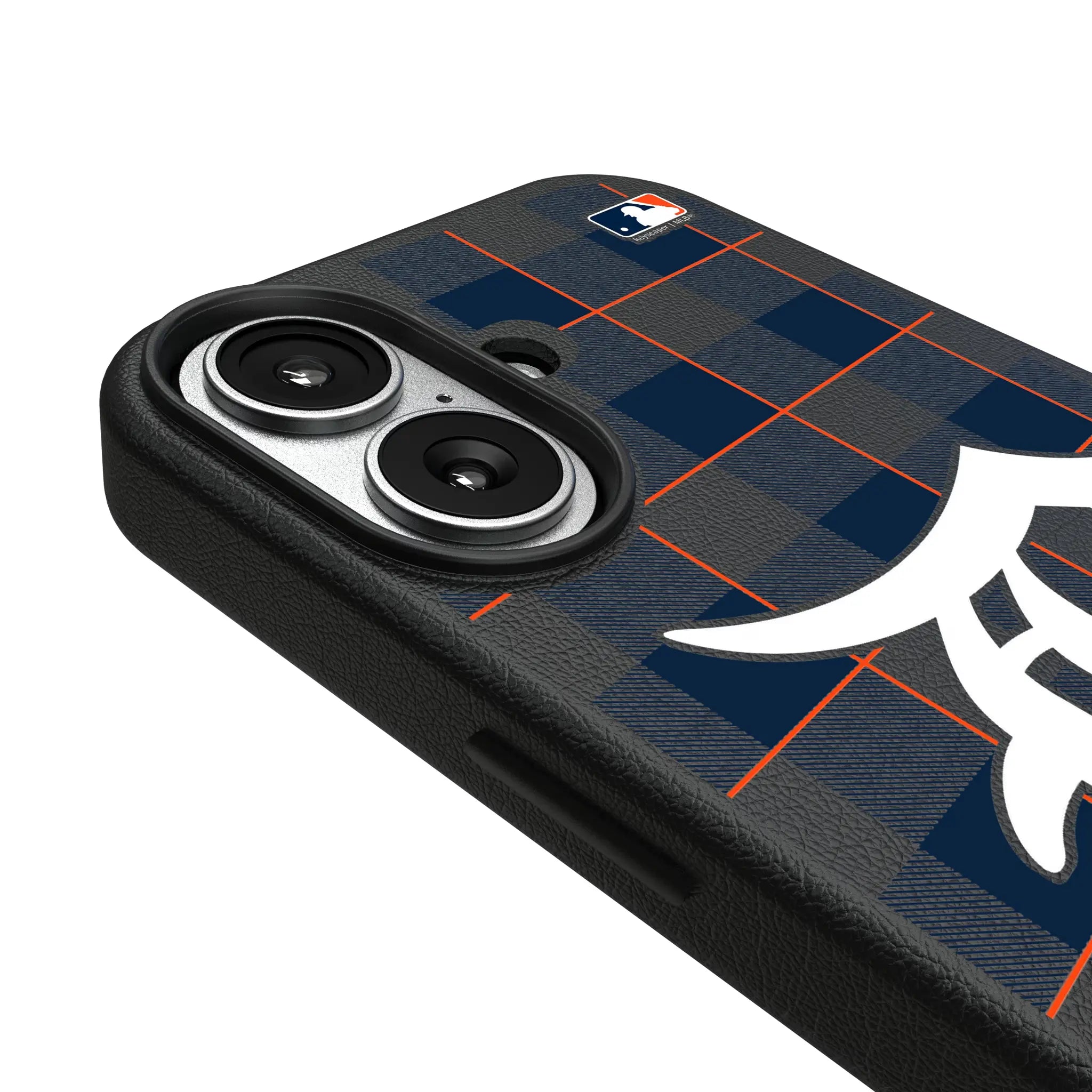 Detroit Tigers Plaid iPhone MagSafe Compatible Phone Case for Apple iPhone - Detail#Device_iPhone 17