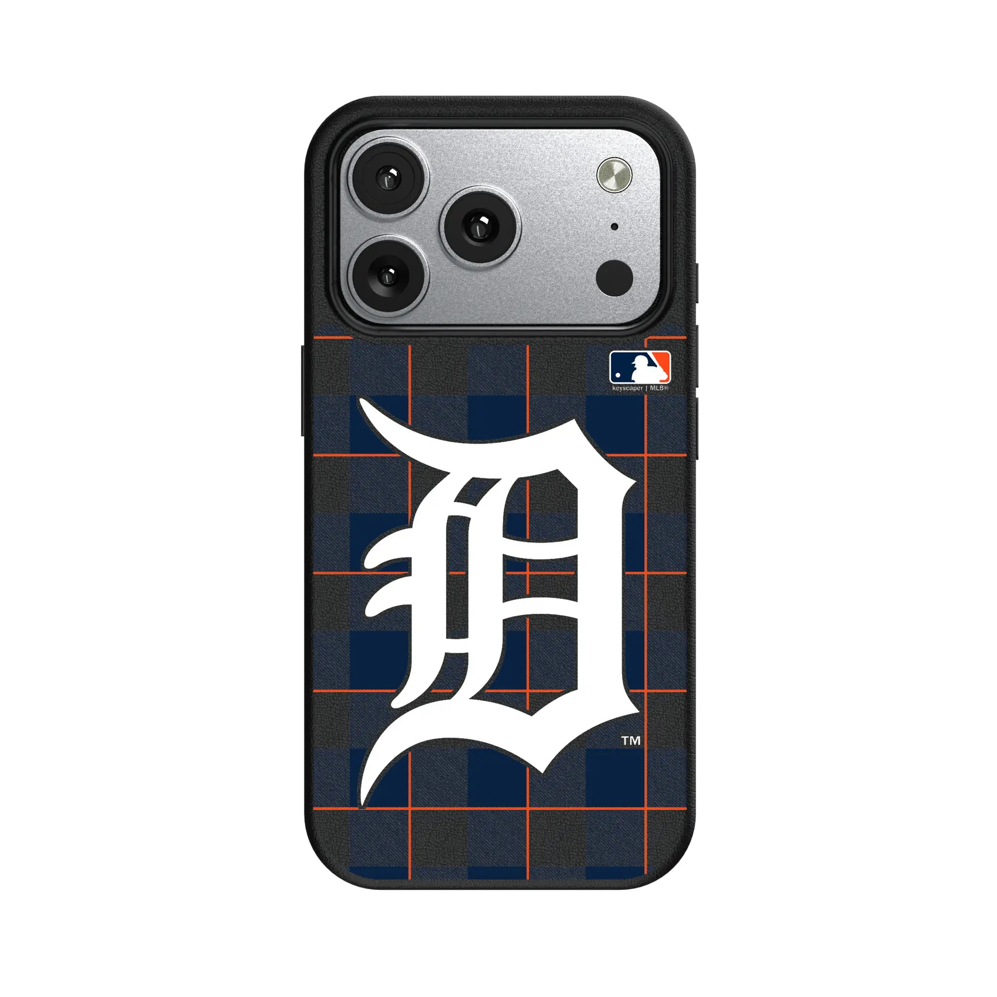 Detroit Tigers Plaid iPhone MagSafe Compatible Phone Case for Apple iPhone#Device_iPhone 17 Pro