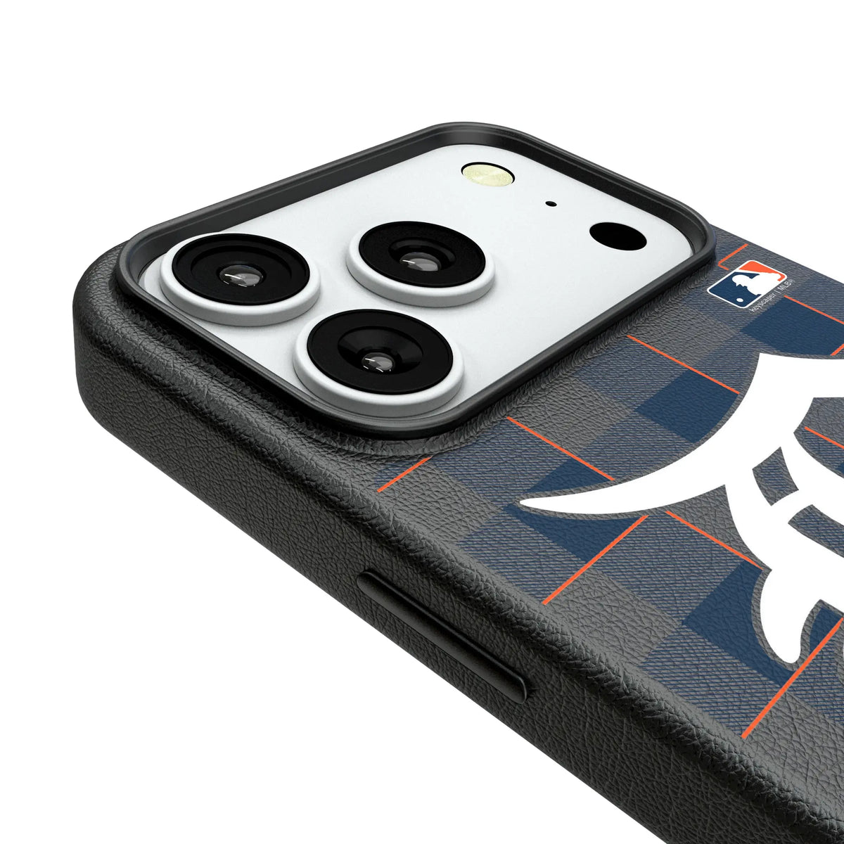 Detroit Tigers Plaid iPhone MagSafe Compatible Phone Case for Apple iPhone - Detail#Device_iPhone 18 Pro