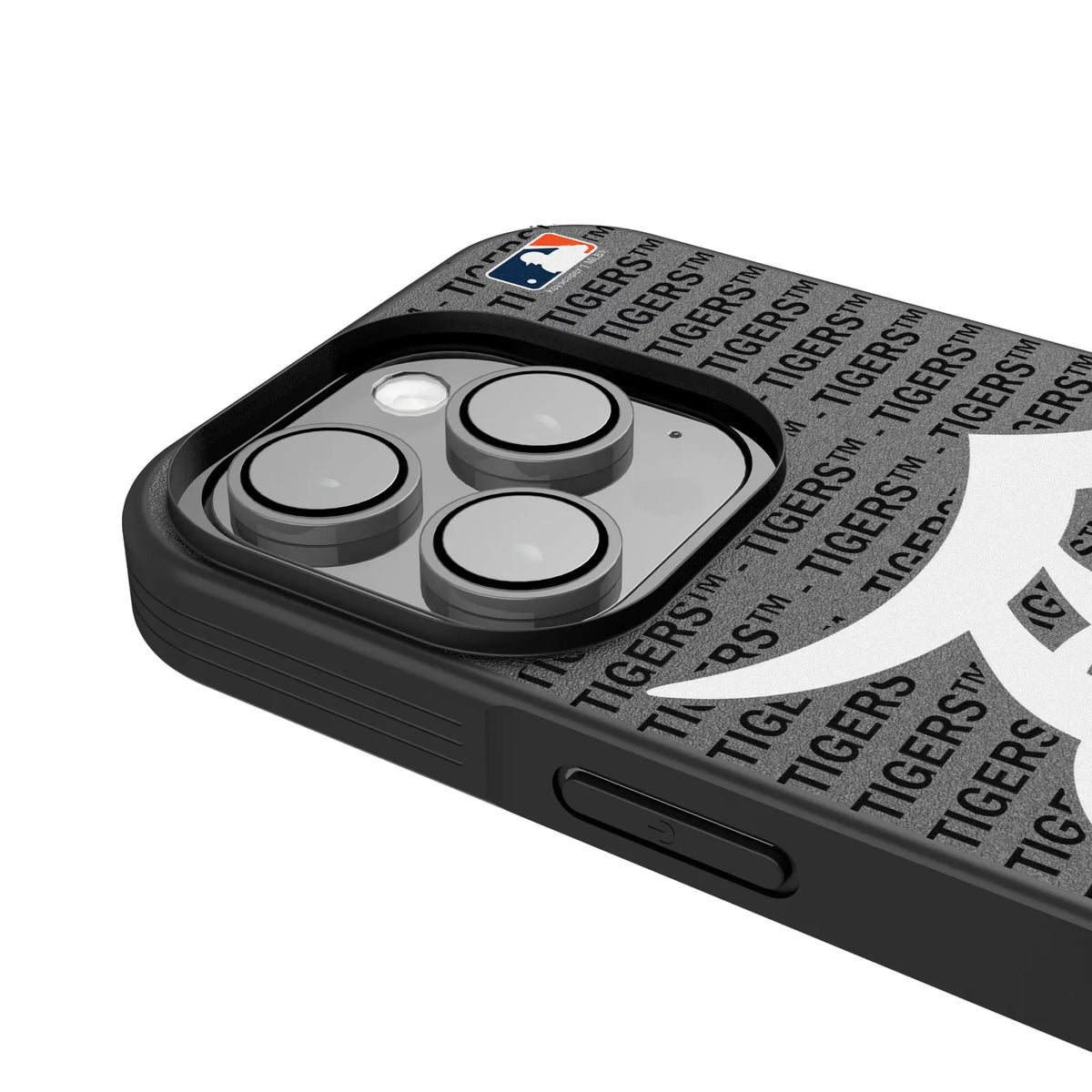 Detroit Tigers Text Backdrop iPhone Bump Phone Case for Apple iPhone - Detail