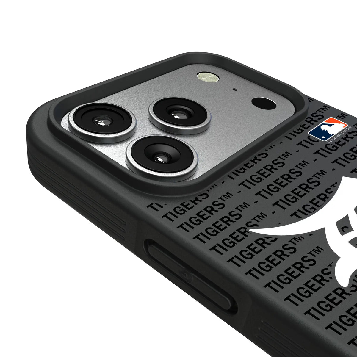 Detroit Tigers Text Backdrop iPhone Bump Phone Case for Apple iPhone - Detail#Device_iPhone 17 Pro