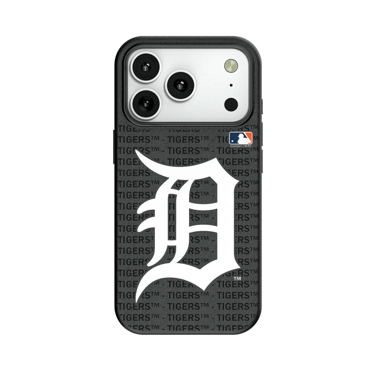 Detroit Tigers Text Backdrop MagSafe Compatible Phone Case for Apple iPhone