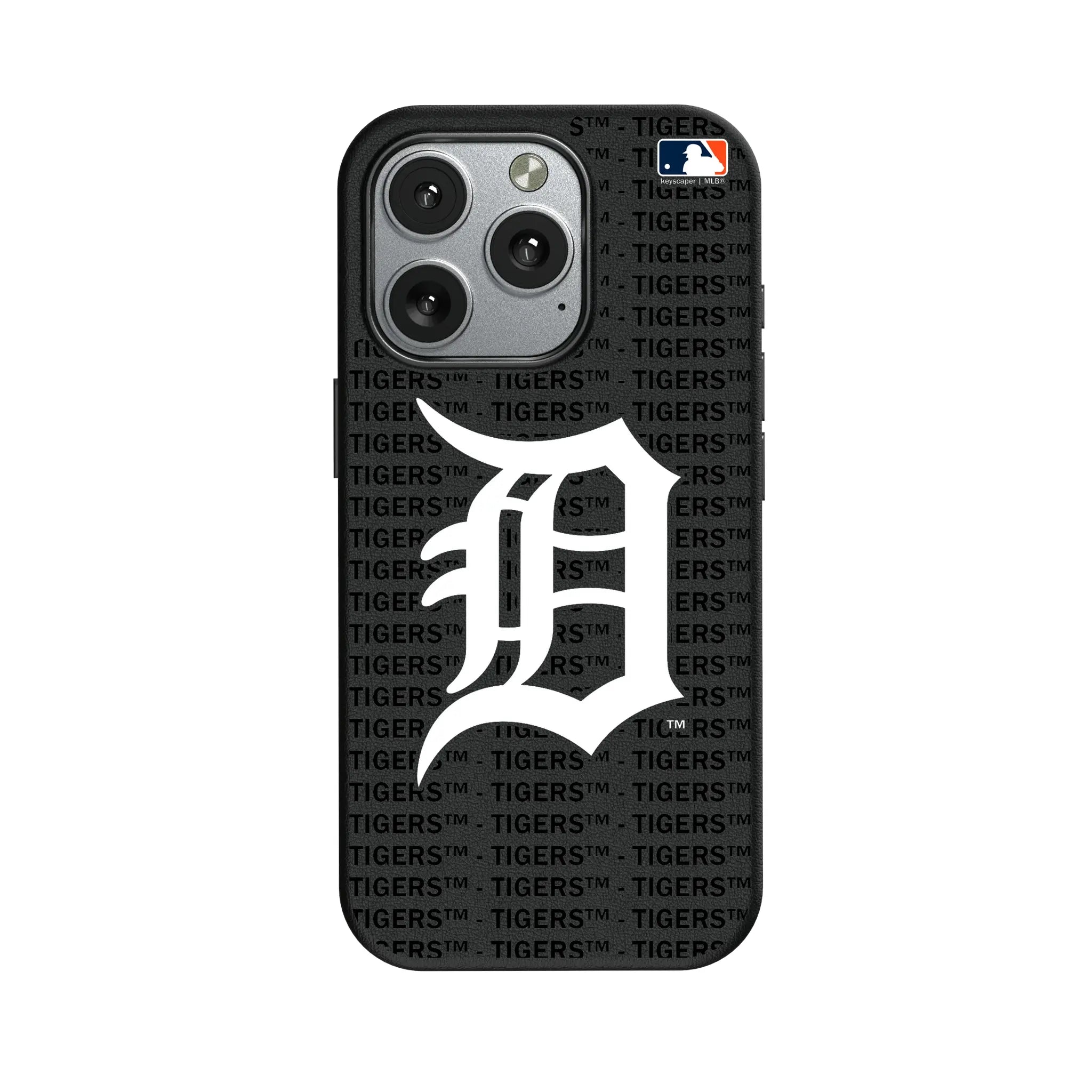Detroit Tigers Text Backdrop iPhone MagSafe Compatible Phone Case for Apple iPhone