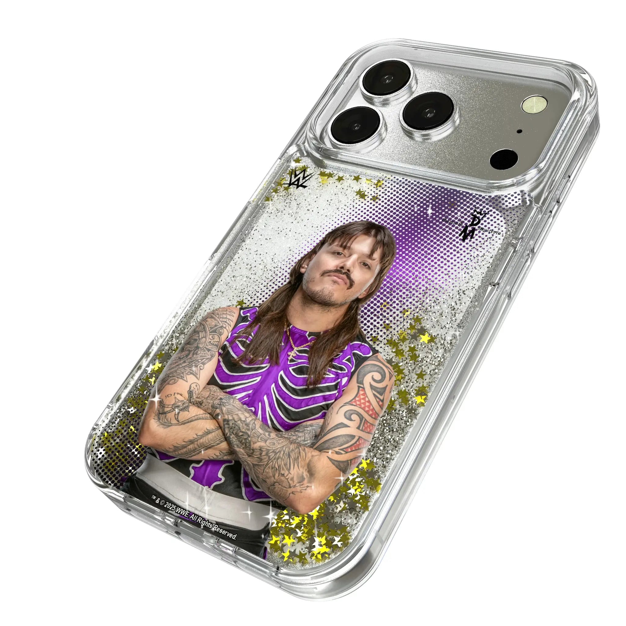 Dominik Mysterio Superstar iPhone Glitter Phone Case for Apple iPhone - Isometric View