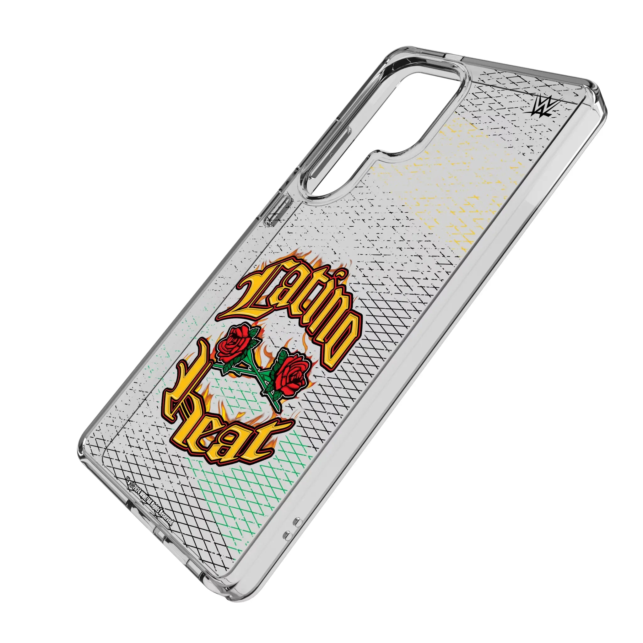Eddie Guerrero Steel Galaxy Clear Phone Case for Samsung Galaxy - Isometric View#Device_Galaxy S25 Ultra