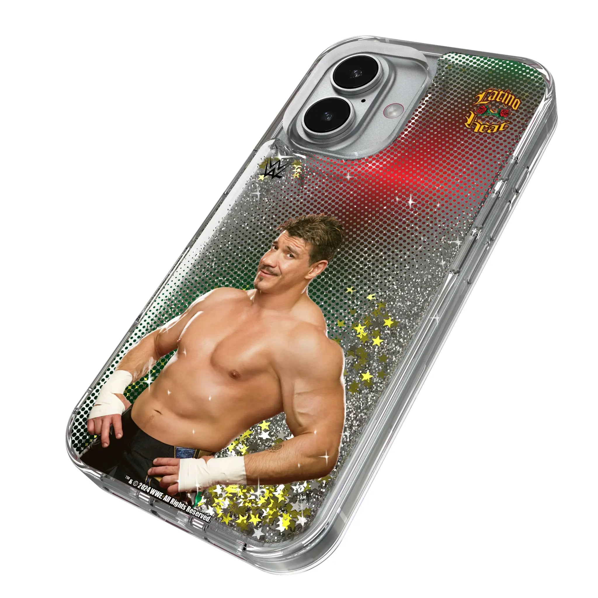 Eddie Guerrero Superstar iPhone Glitter Phone Case for Apple iPhone - Isometric View