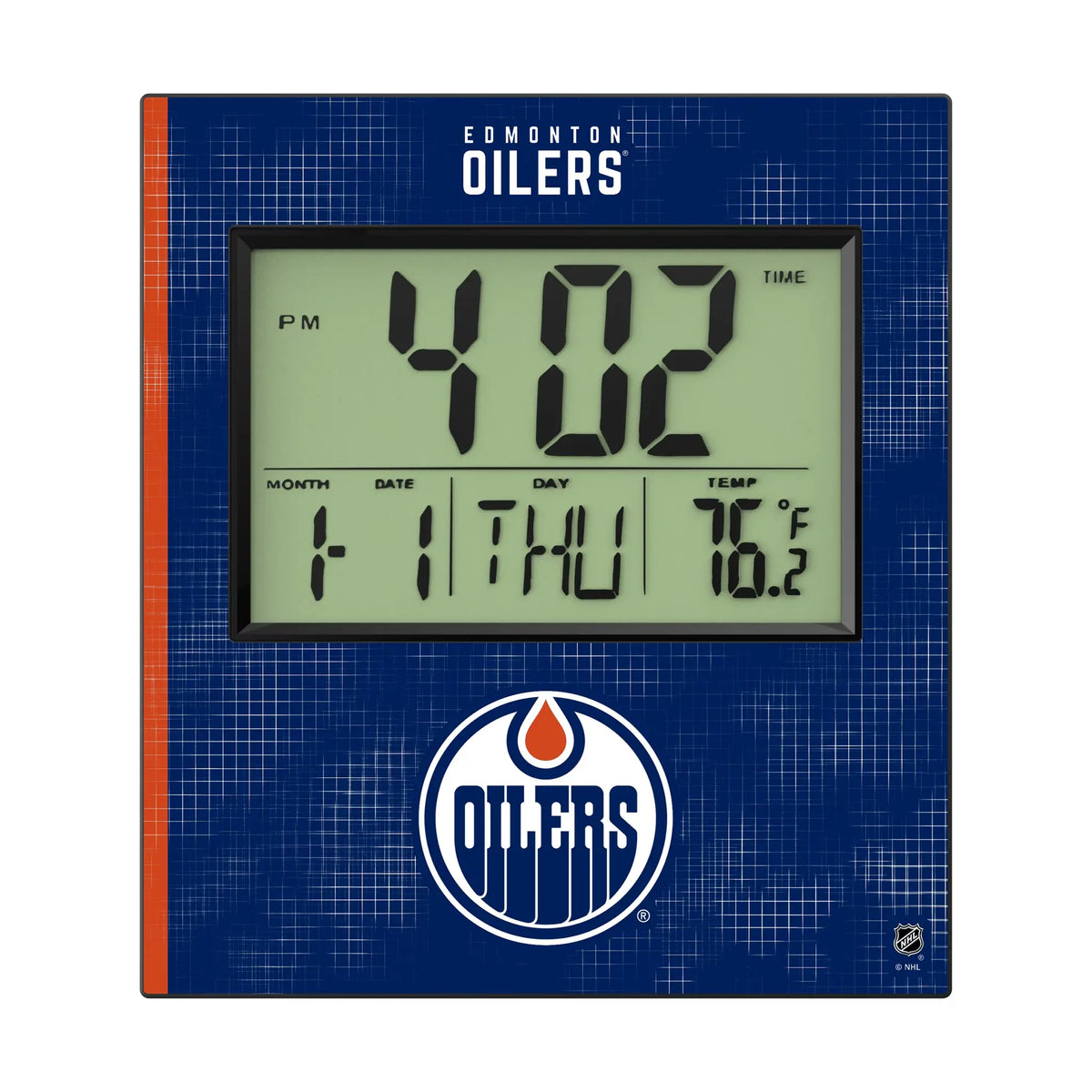 Edmonton Oilers Hatch Wall Clock