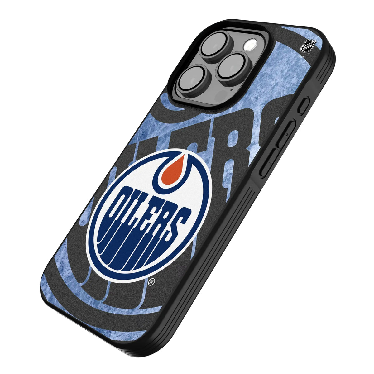 Edmonton Oilers Ice Tilt iPhone Bump Phone Case for Apple iPhone - Isometric View