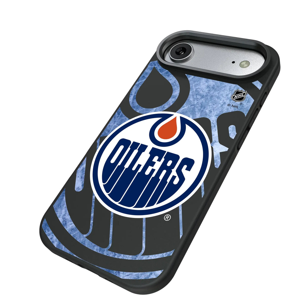 Edmonton Oilers Ice Tilt iPhone Bump Phone Case for Apple iPhone - Isometric View#Device_iPhone Air