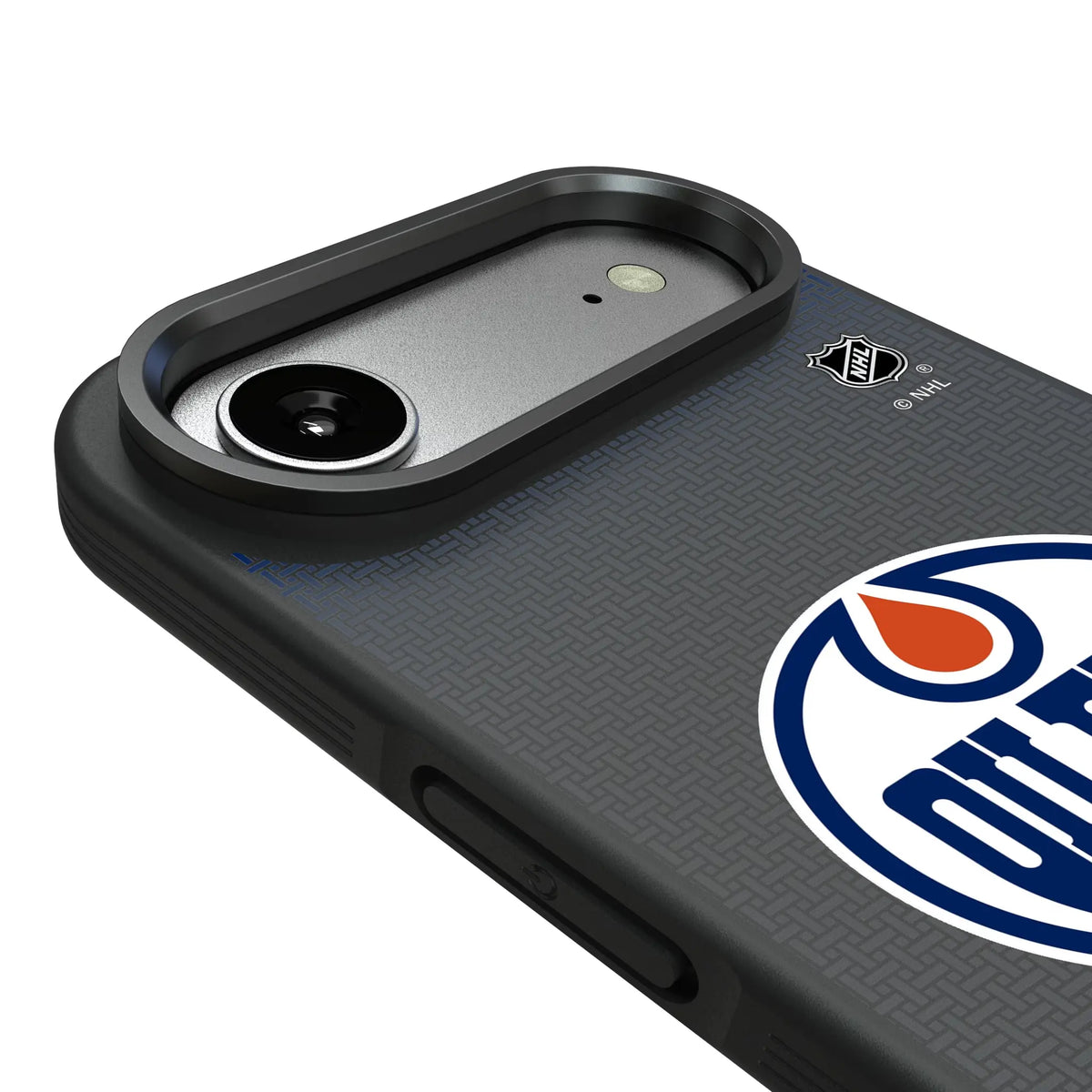 Edmonton Oilers Linen iPhone Bump Phone Case for Apple iPhone - Detail#Device_iPhone Air