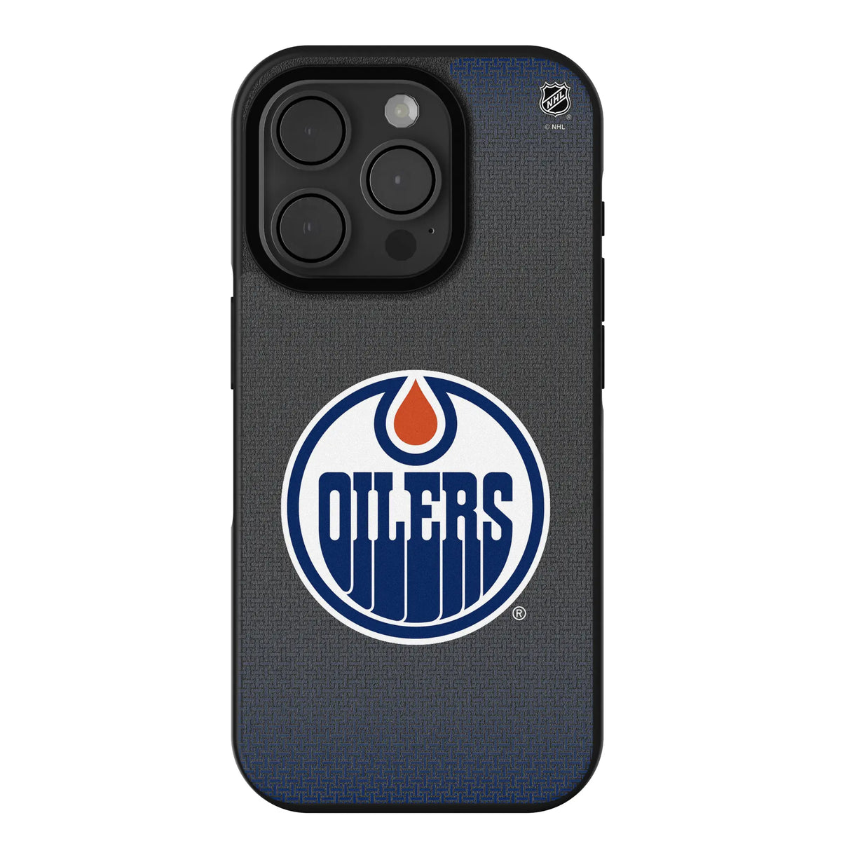 Edmonton Oilers Linen iPhone Bump Phone Case for Apple iPhone