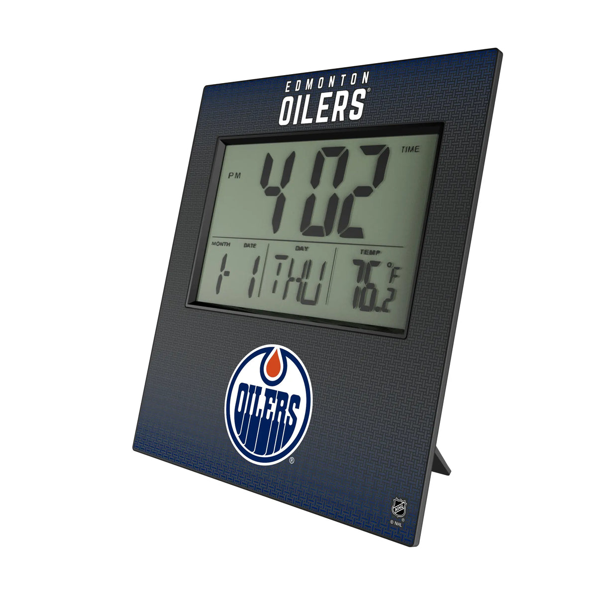 Edmonton Oilers Linen Wall Clock