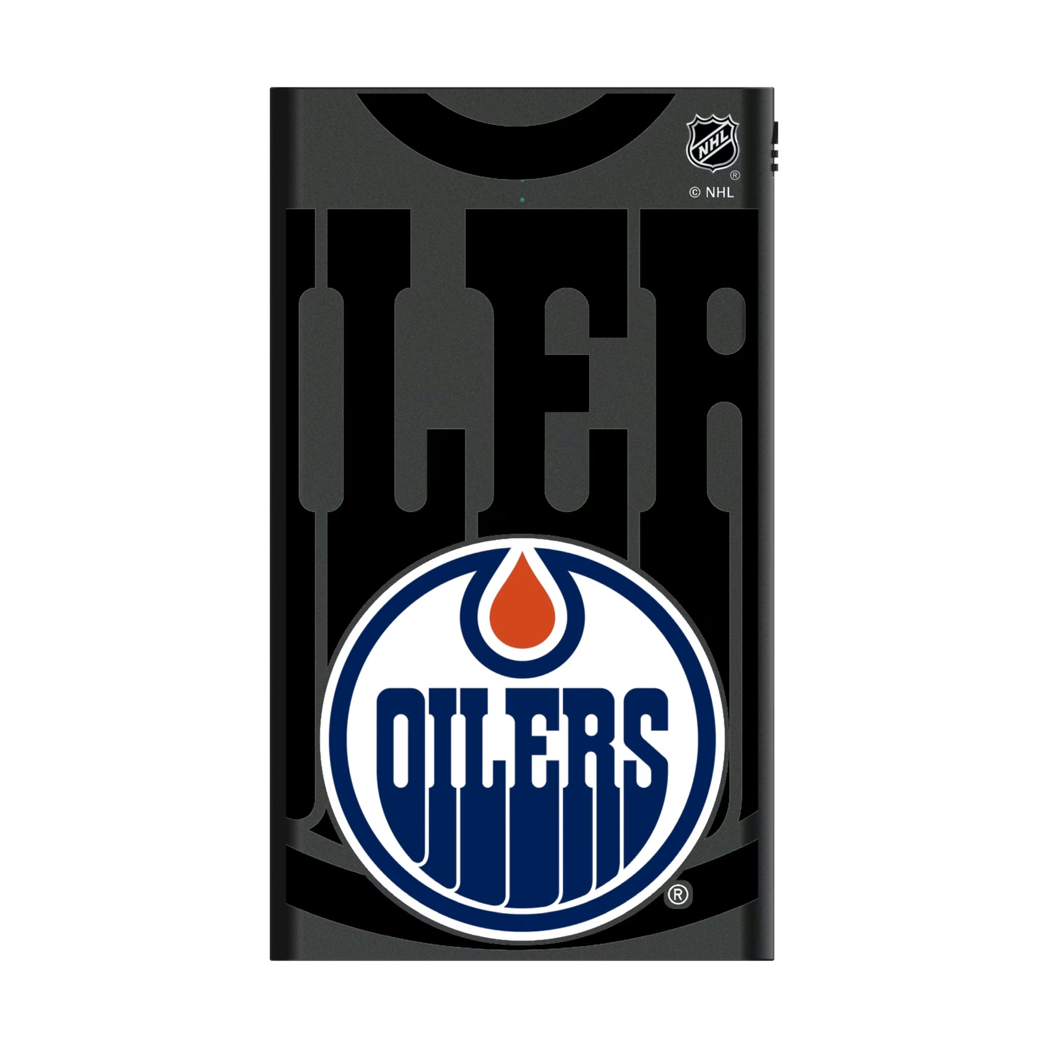 Edmonton Oilers Monocolor Tilt 5000mAh Flat Powerbank