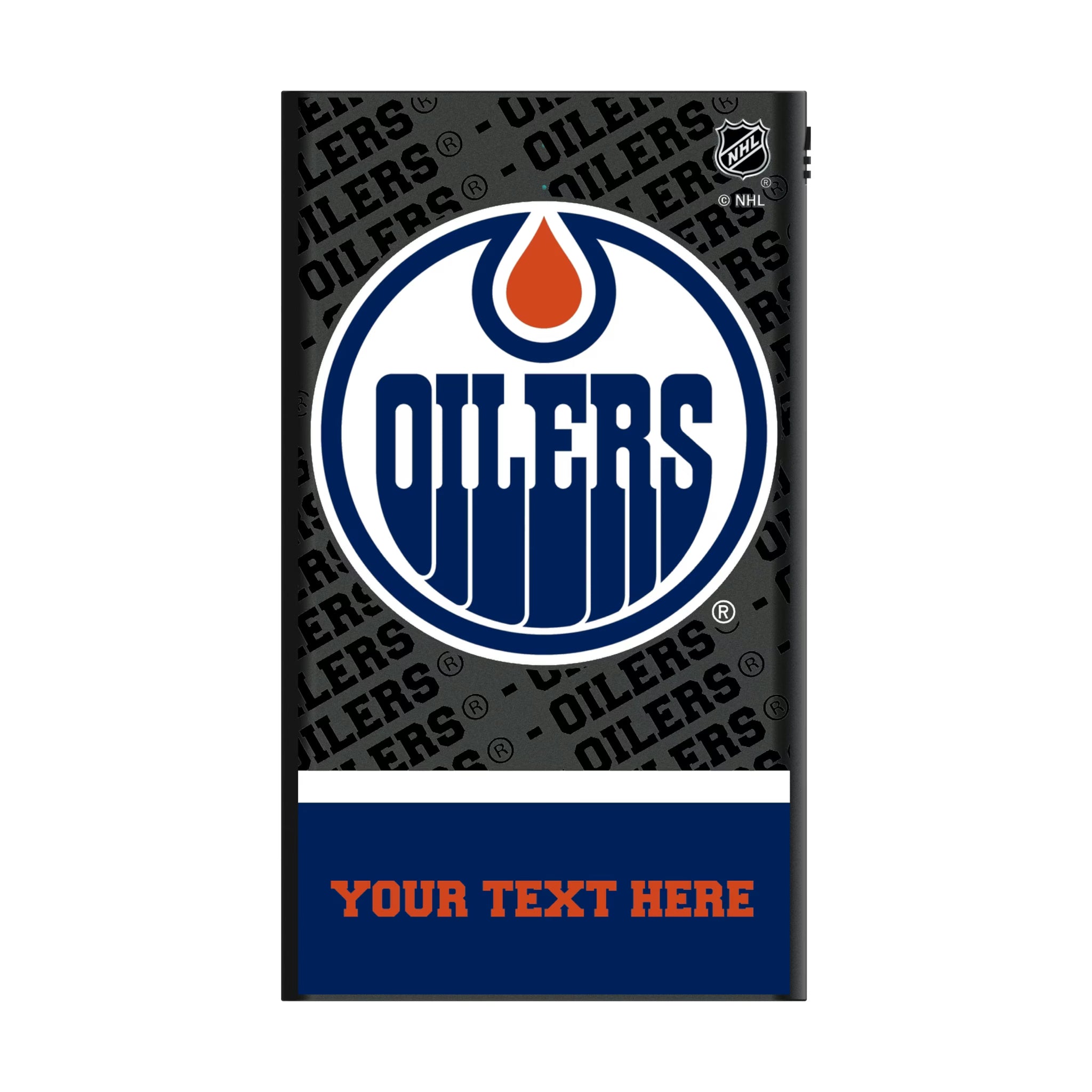 Edmonton Oilers Personalized EndZone Plus 5000mAh Flat Powerbank