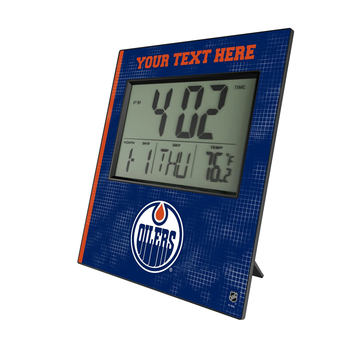 Edmonton Oilers Personalized Hatch Wall Clock