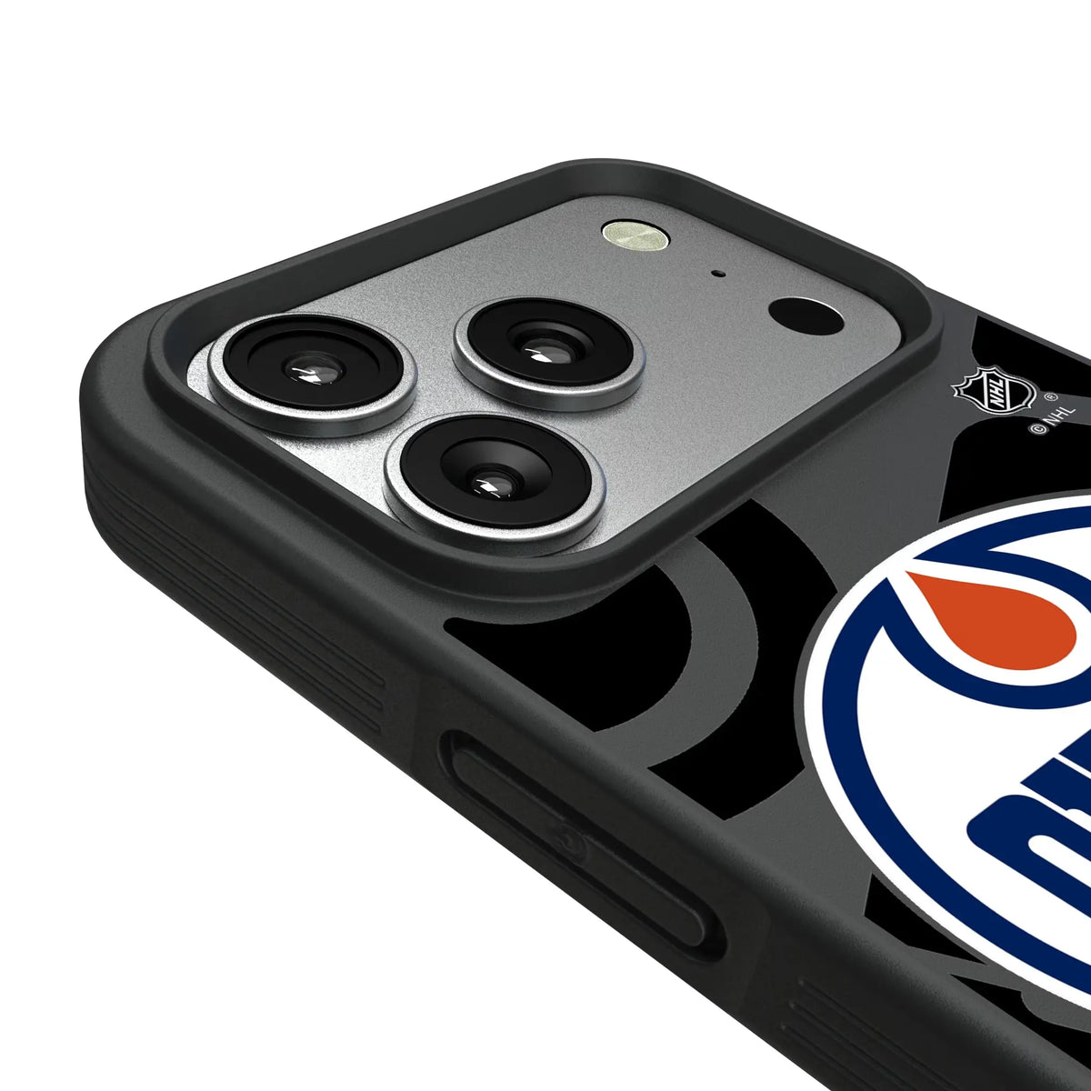 Edmonton Oilers Personalized Tilt iPhone Bump Phone Case for Apple iPhone - Detail#Device_iPhone 17 Pro