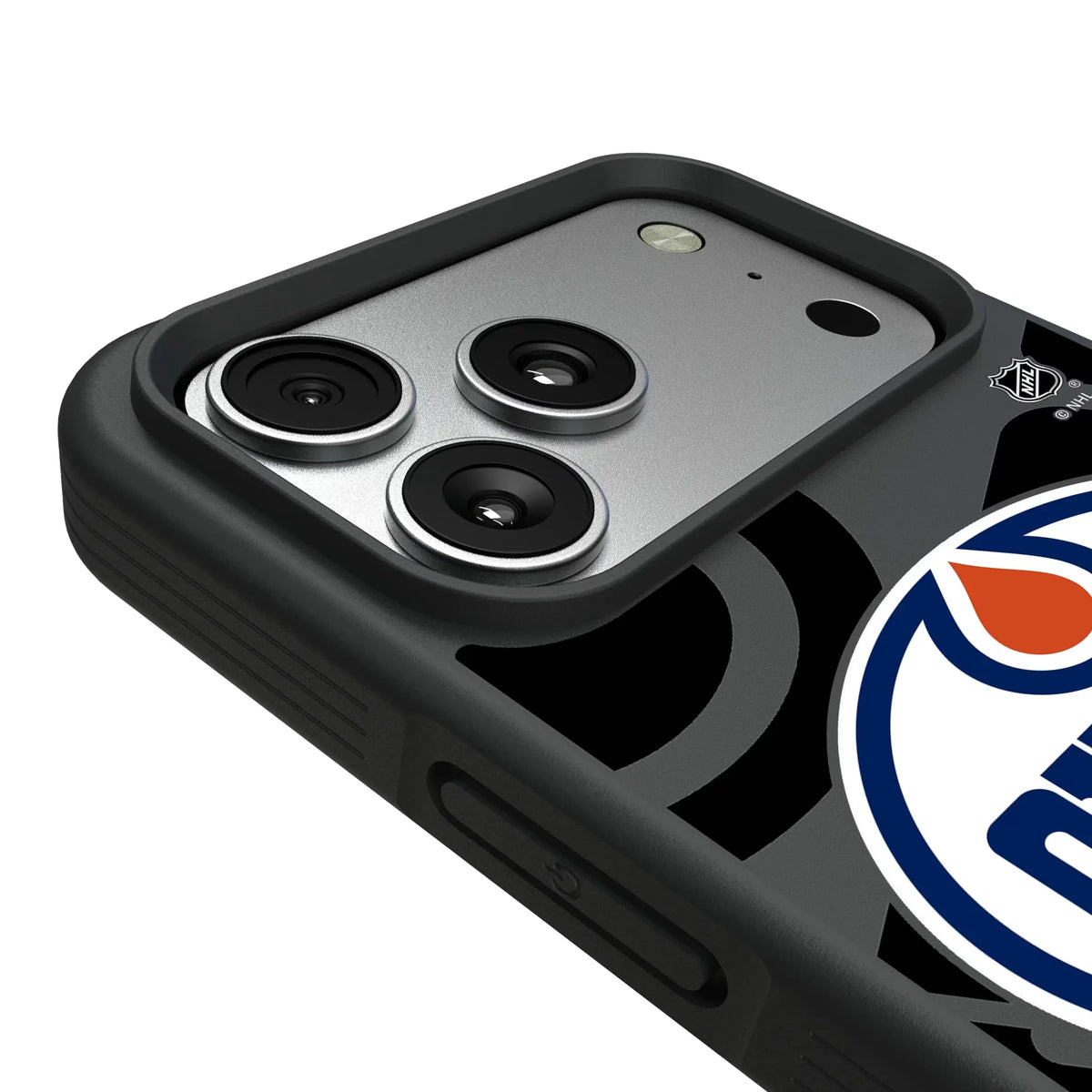 Edmonton Oilers Personalized Tilt iPhone Bump Phone Case for Apple iPhone - Detail#Device_iPhone 17 Pro Max