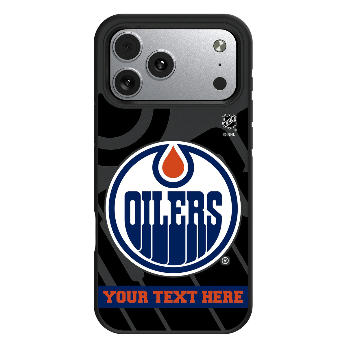 Edmonton Oilers Personalized Tilt iPhone Bump Phone Case for Apple iPhone#Device_iPhone 17 Pro Max