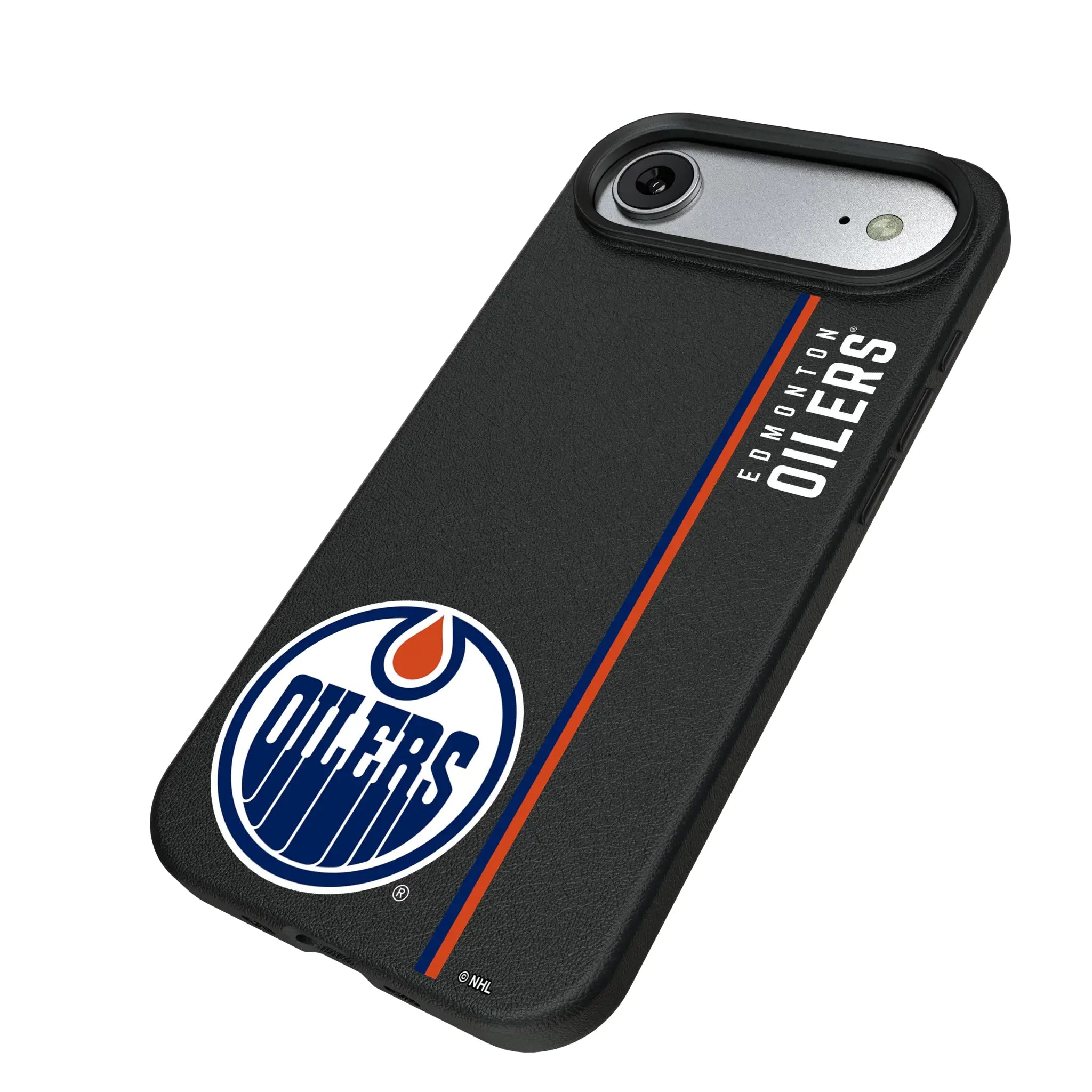 Edmonton Oilers Sidebar iPhone MagSafe Compatible Phone Case for Apple iPhone - Isometric View#Device_iPhone Air