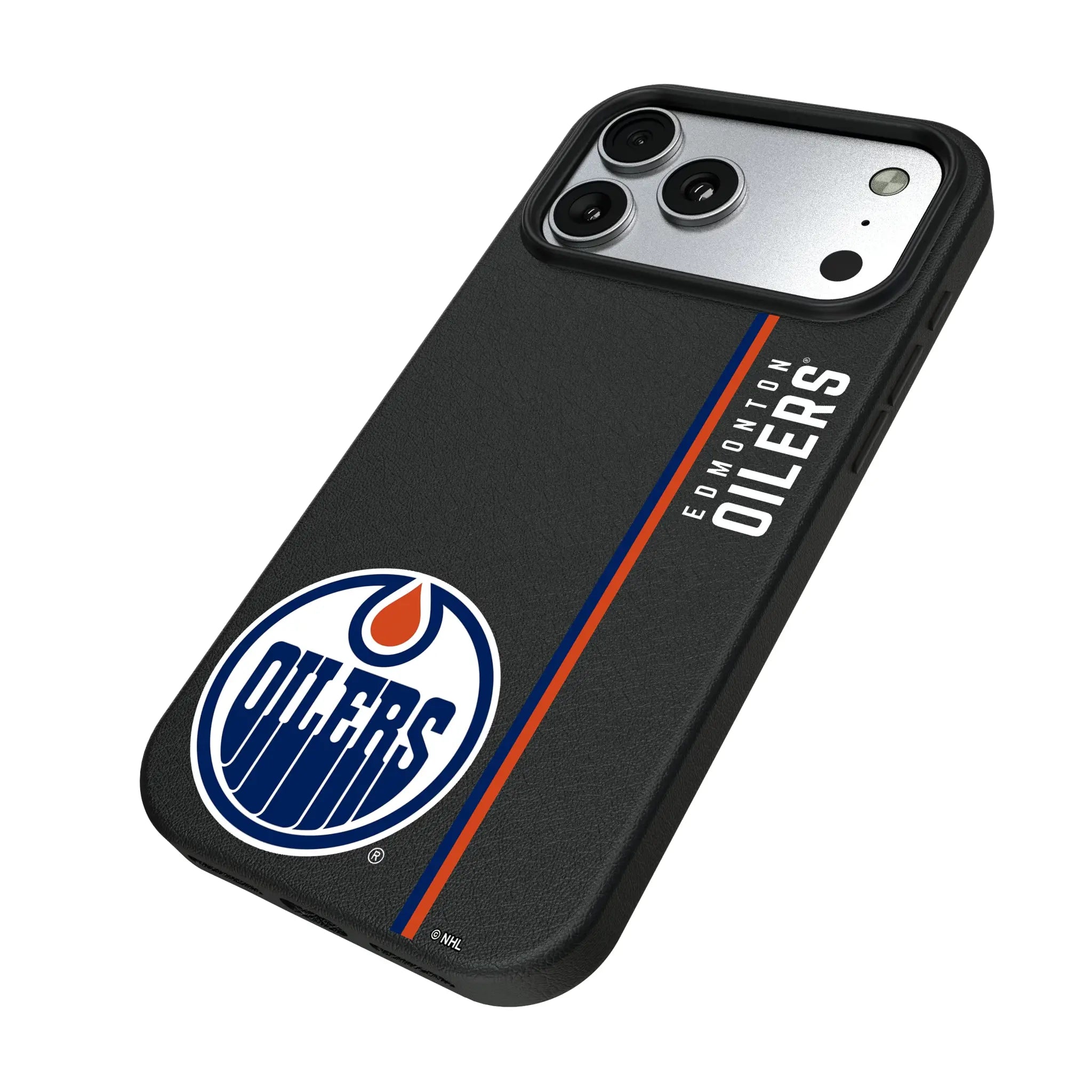Edmonton Oilers Sidebar iPhone MagSafe Compatible Phone Case for Apple iPhone - Isometric View#Device_iPhone 17 Pro Max