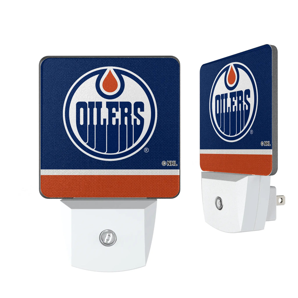 Edmonton Oilers Stripe Night Light 2-Pack