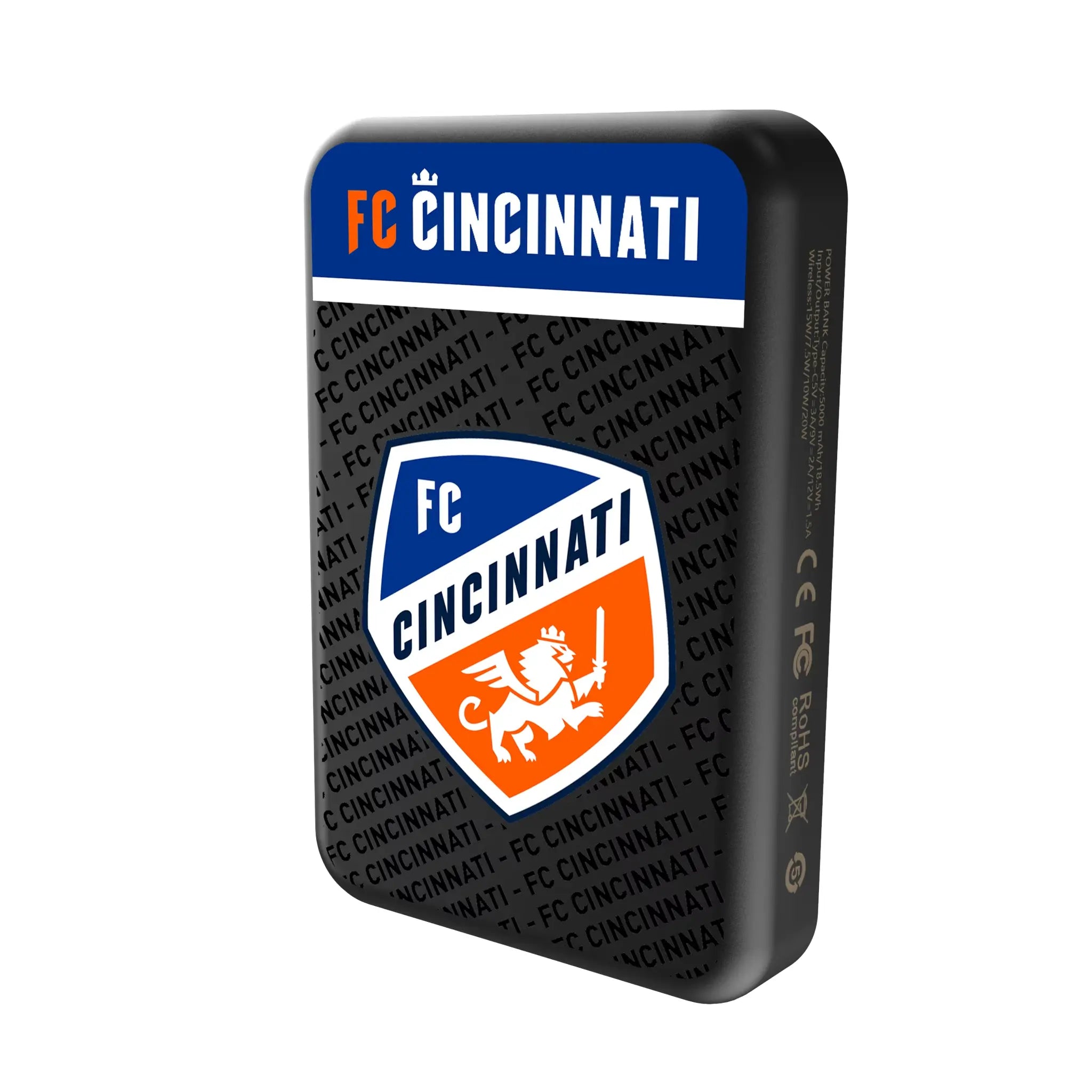 FC Cincinnati Endzone Plus Wireless Mag Power Bank