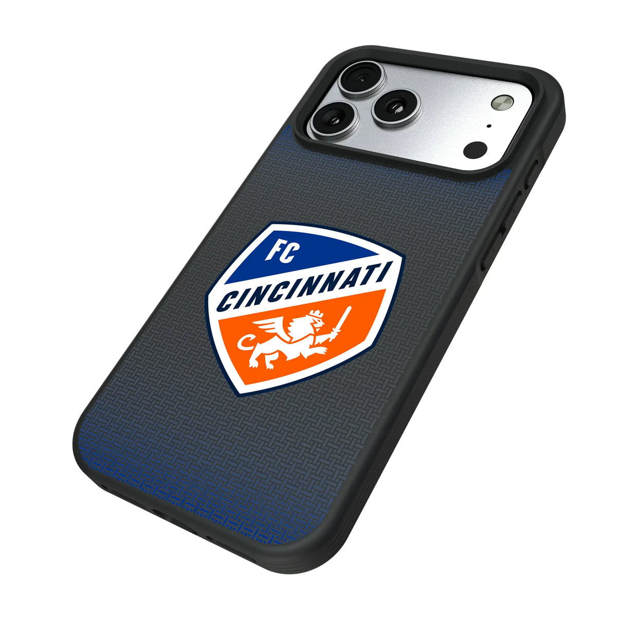 FC Cincinnati Linen iPhone Bump Phone Case for Apple iPhone - Isometric View#Device_iPhone 17 Pro Max