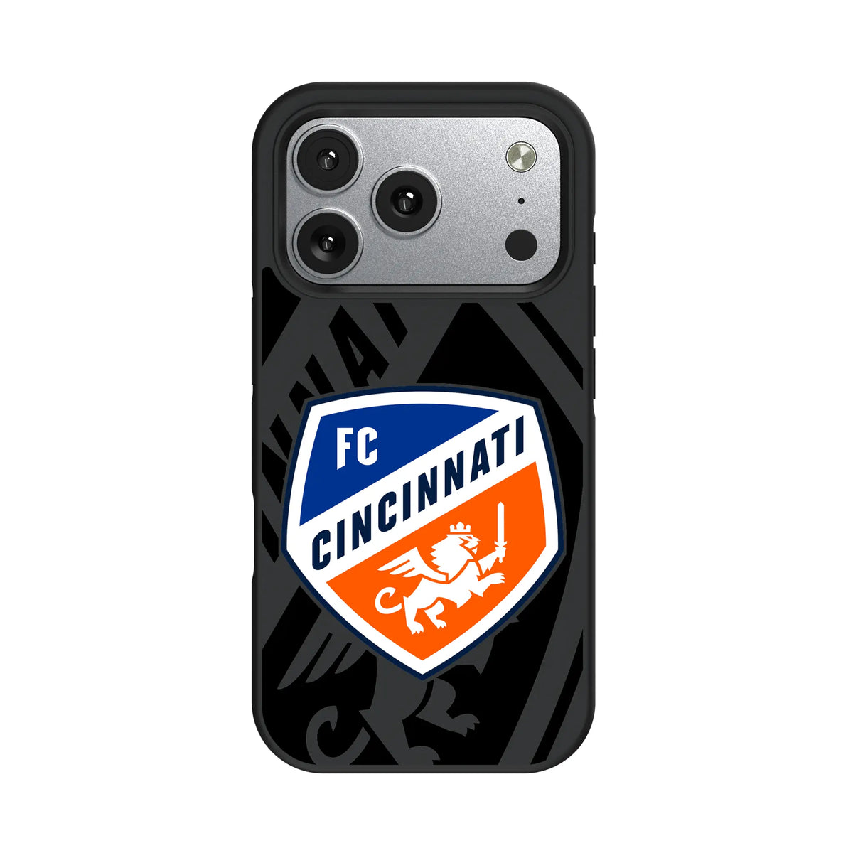 FC Cincinnati Monocolor Tilt iPhone Bump Phone Case for Apple iPhone#Device_iPhone 17 Pro