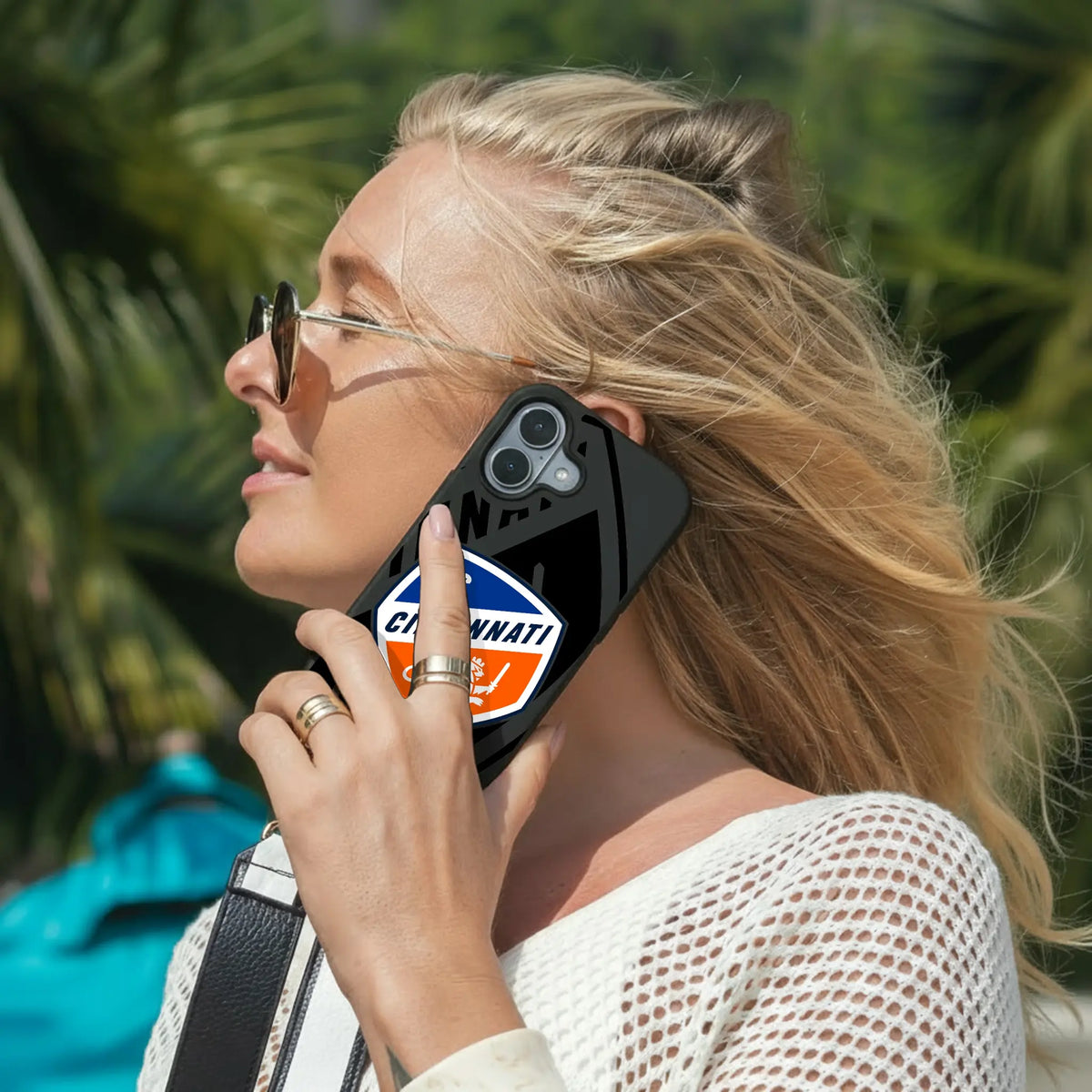 FC Cincinnati Personalized Tilt iPhone Bump Phone Case for Apple iPhone - Lifestyle#Device_iPhone 17