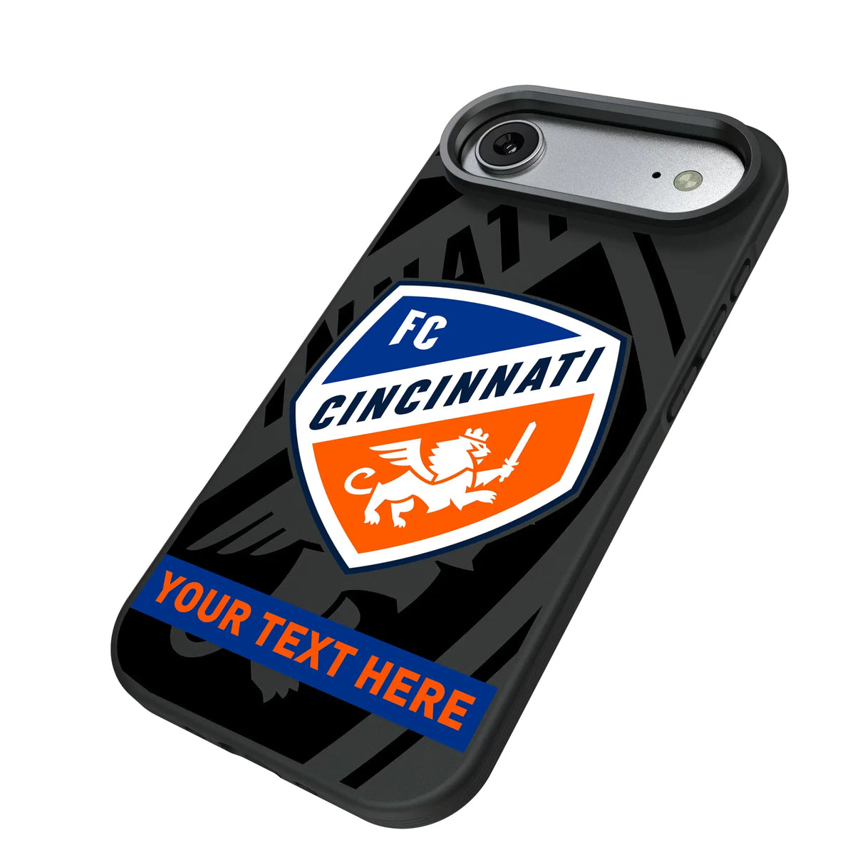 FC Cincinnati Personalized Tilt iPhone Bump Phone Case for Apple iPhone - Isometric View#Device_iPhone Air