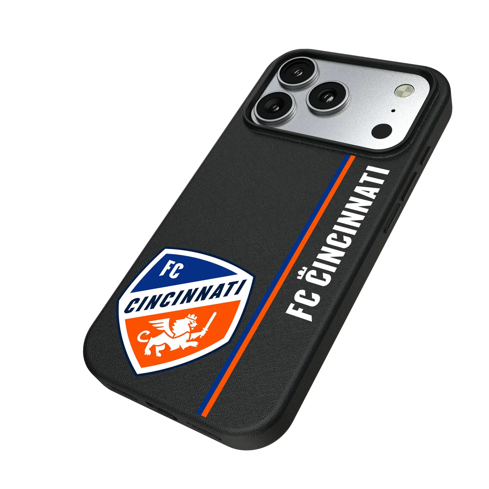 FC Cincinnati Sidebar iPhone MagSafe Compatible Phone Case for Apple iPhone - Isometric View#Device_iPhone 17 Pro