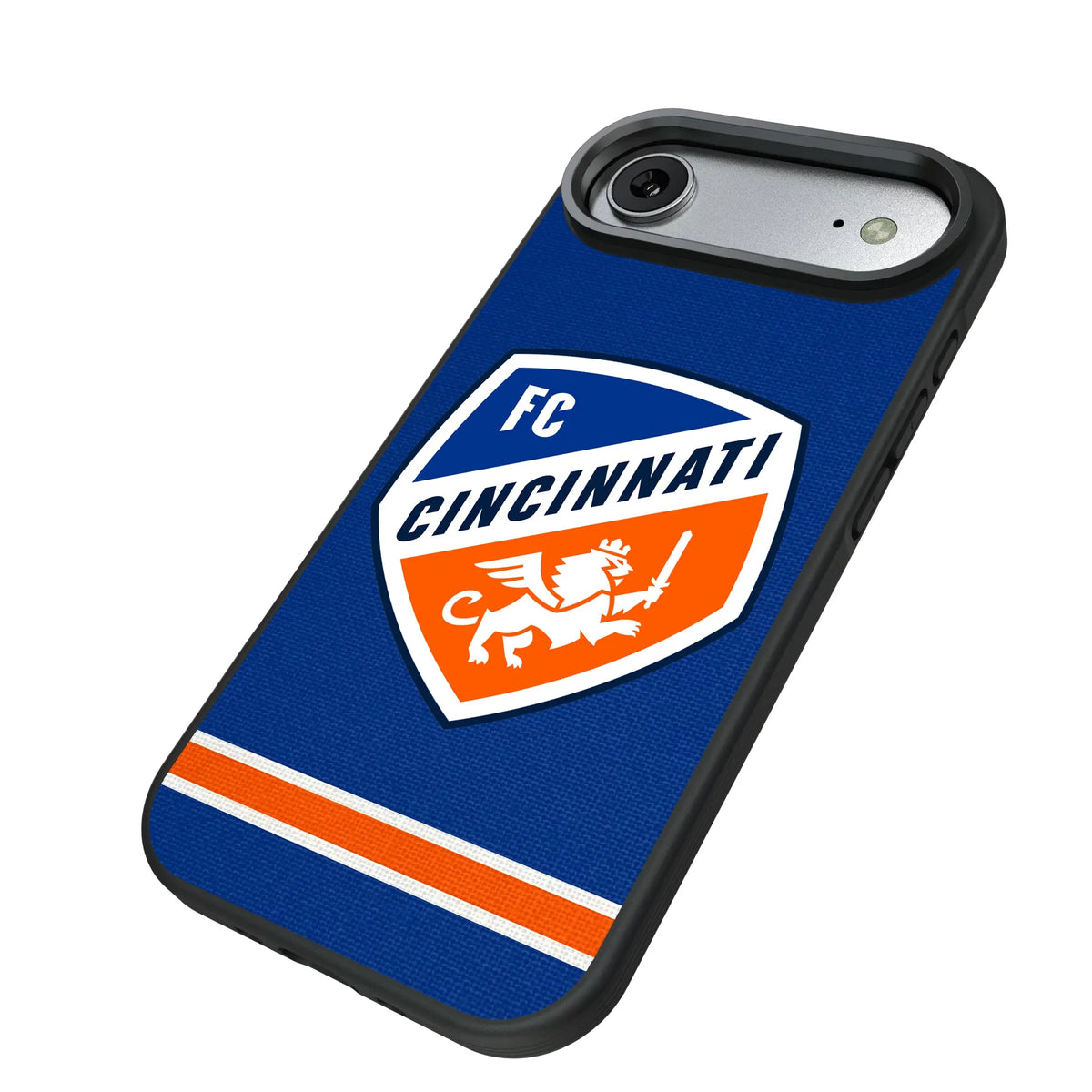 FC Cincinnati Stripe iPhone Bump Phone Case for Apple iPhone - Isometric View#Device_iPhone Air