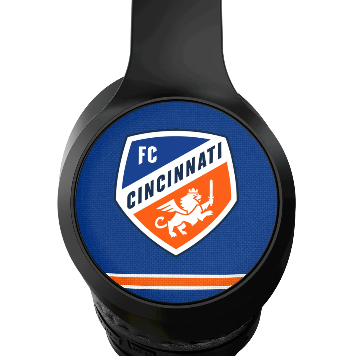 FC Cincinnati Stripe Wireless Over-Ear Headphones With Case - Detail