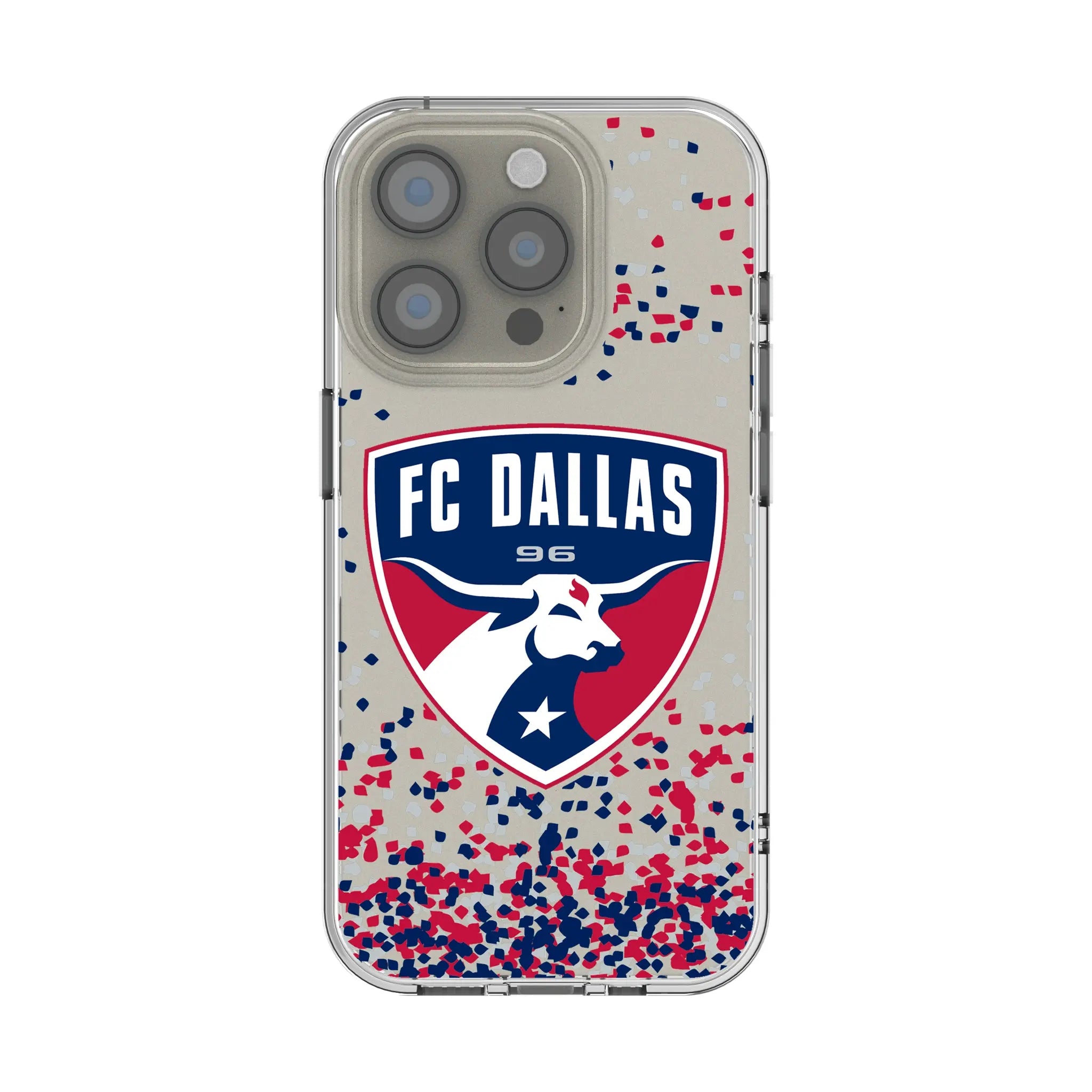 FC Dallas Confetti iPhone Clear Phone Case for Apple iPhone