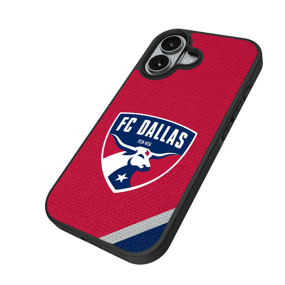FC Dallas Diagonal Stripe iPhone Bump Phone Case for Apple iPhone - Isometric View#Device_iPhone 17