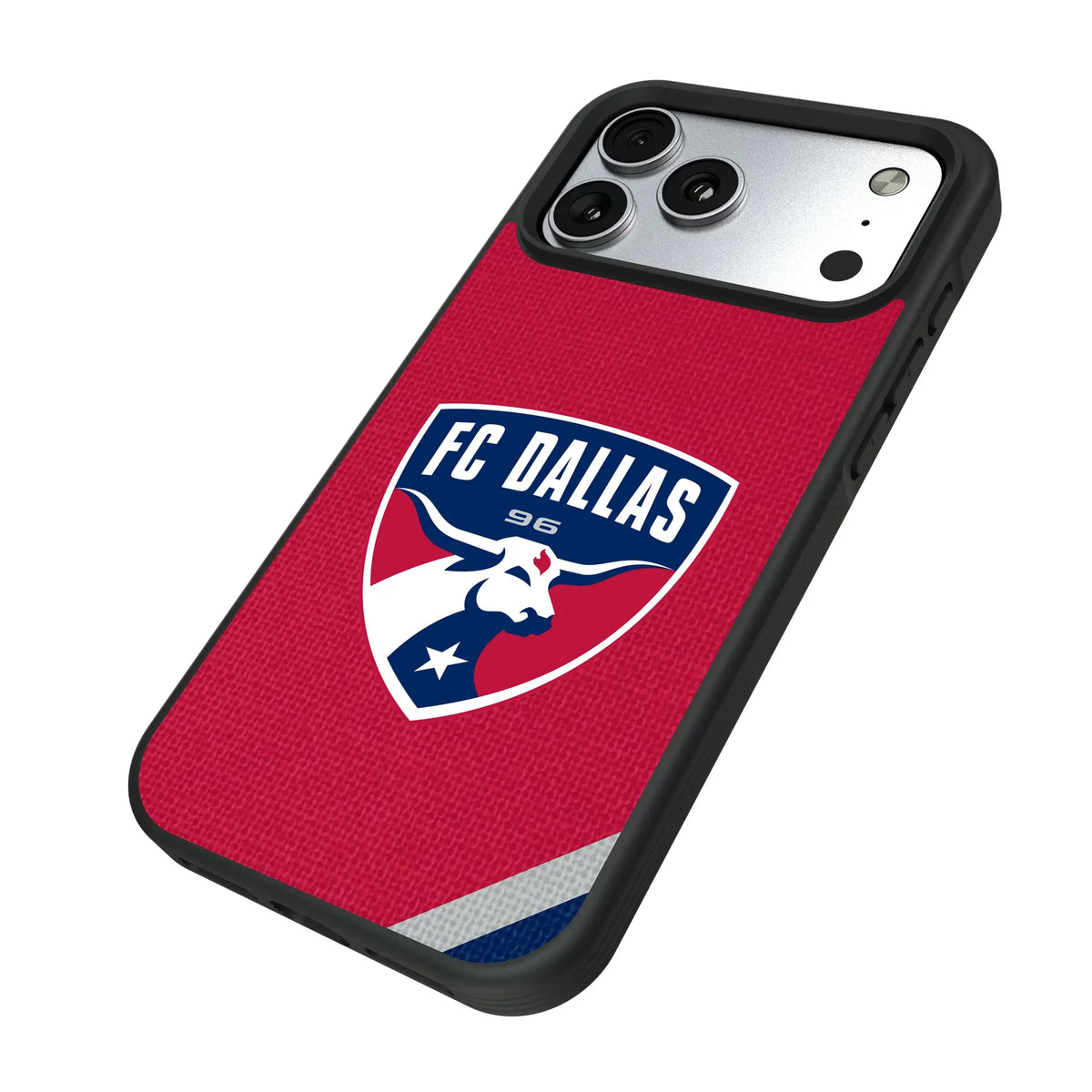 FC Dallas Diagonal Stripe iPhone Bump Phone Case for Apple iPhone - Isometric View#Device_iPhone 17 Pro Max