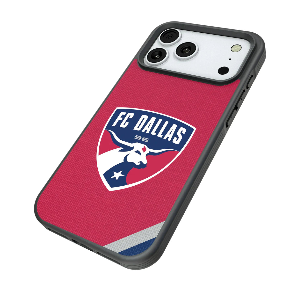 FC Dallas Diagonal Stripe iPhone Bump Phone Case for Apple iPhone - Isometric View#Device_iPhone 18 Pro Max