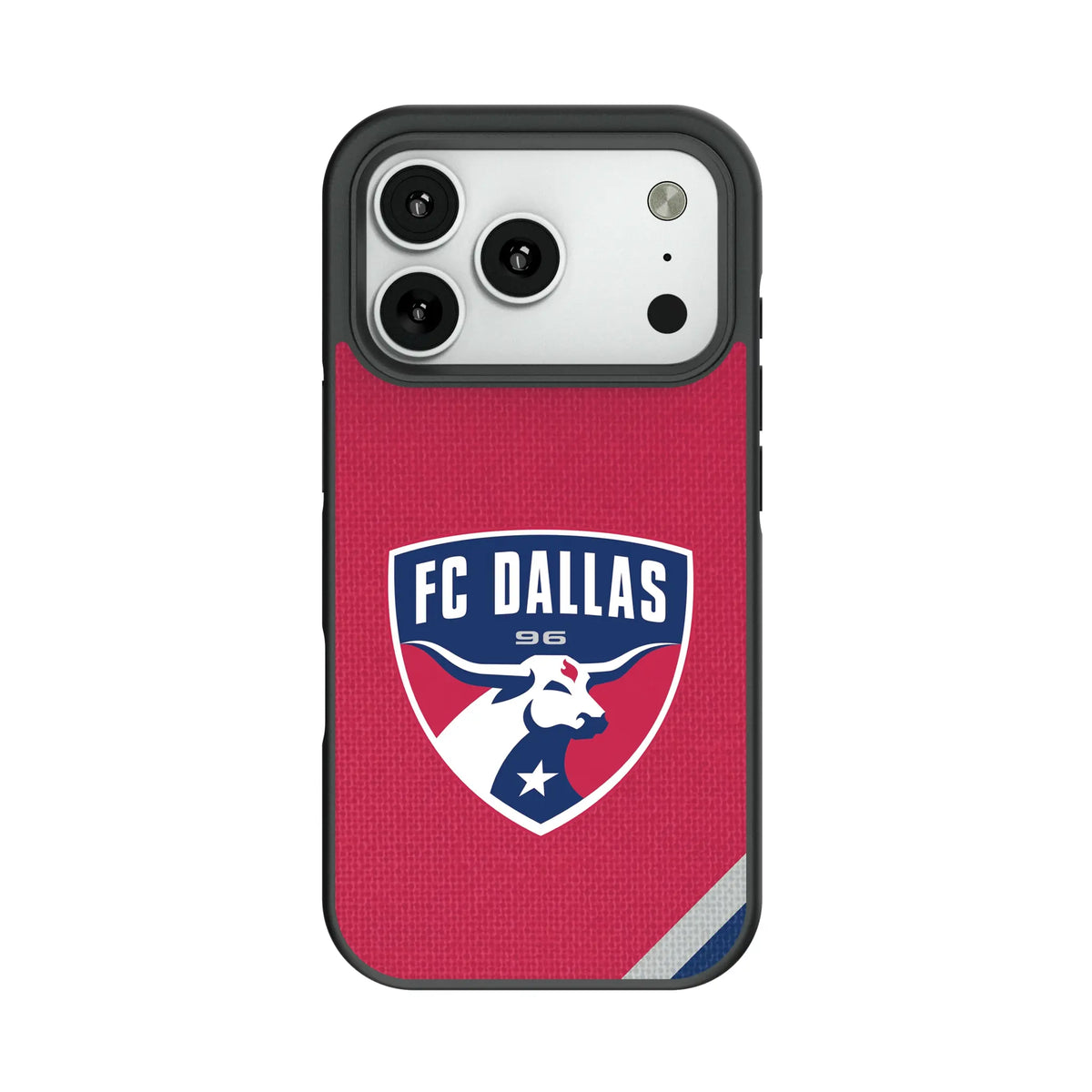 FC Dallas Diagonal Stripe Bump Phone Case for Apple iPhone