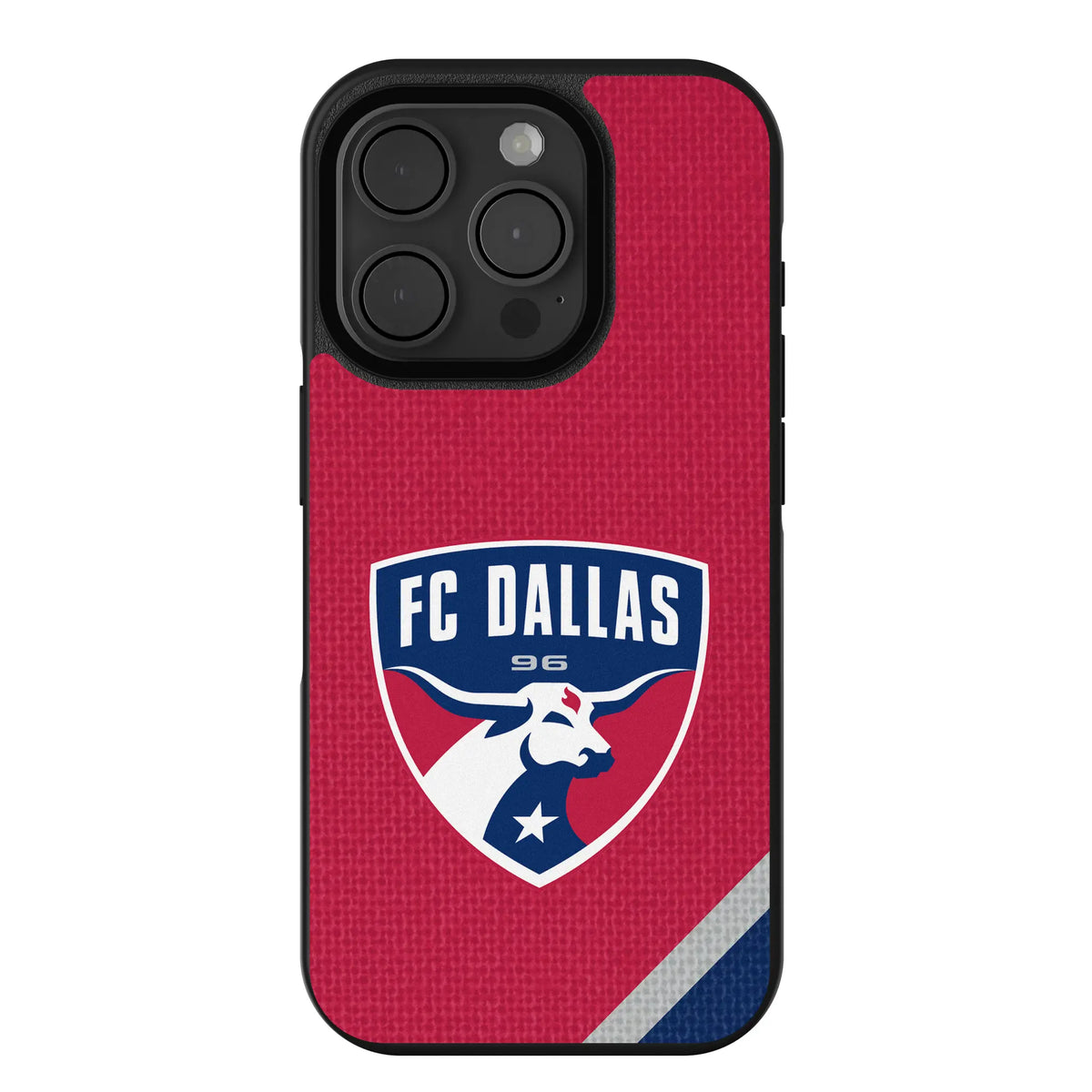FC Dallas Diagonal Stripe iPhone Bump Phone Case for Apple iPhone