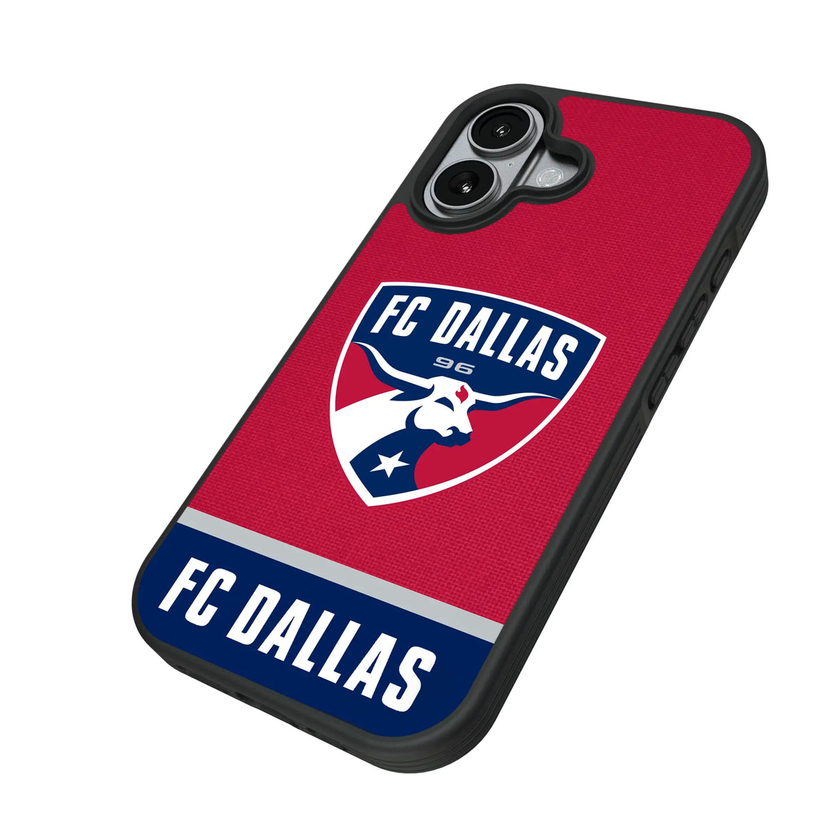 FC Dallas Endzone Solid iPhone Bump Phone Case for Apple iPhone - Isometric View#Device_iPhone 17