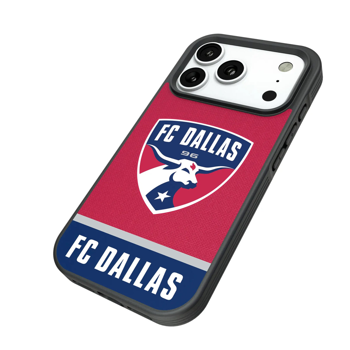 FC Dallas Endzone Solid iPhone Bump Phone Case for Apple iPhone - Isometric View#Device_iPhone 18 Pro