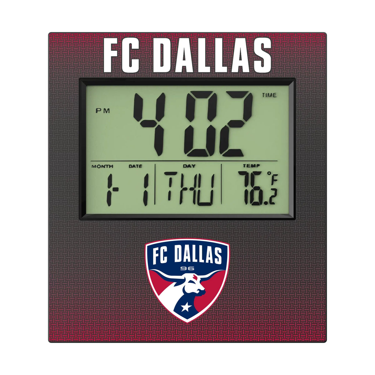 FC Dallas Linen Wall Clock