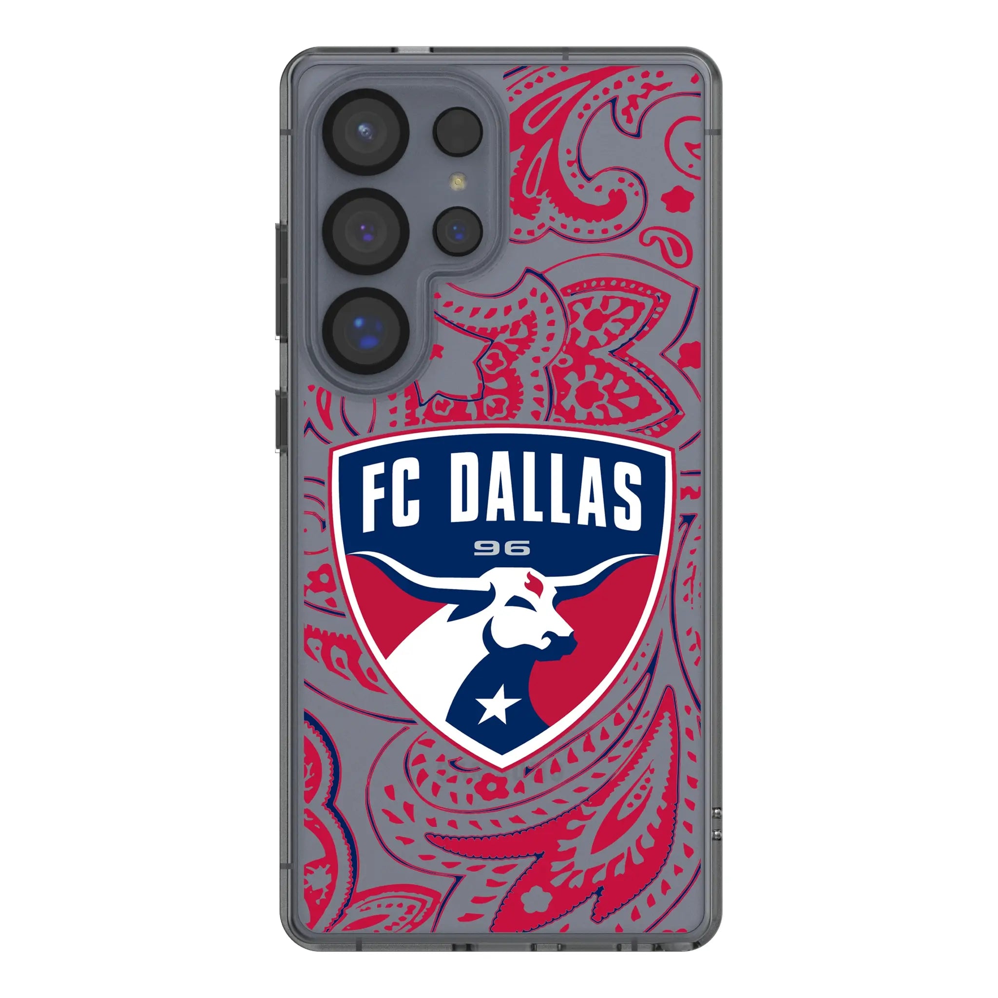 FC Dallas Paisley Galaxy Clear Phone Case for Samsung Galaxy#Device_Galaxy S25 Ultra