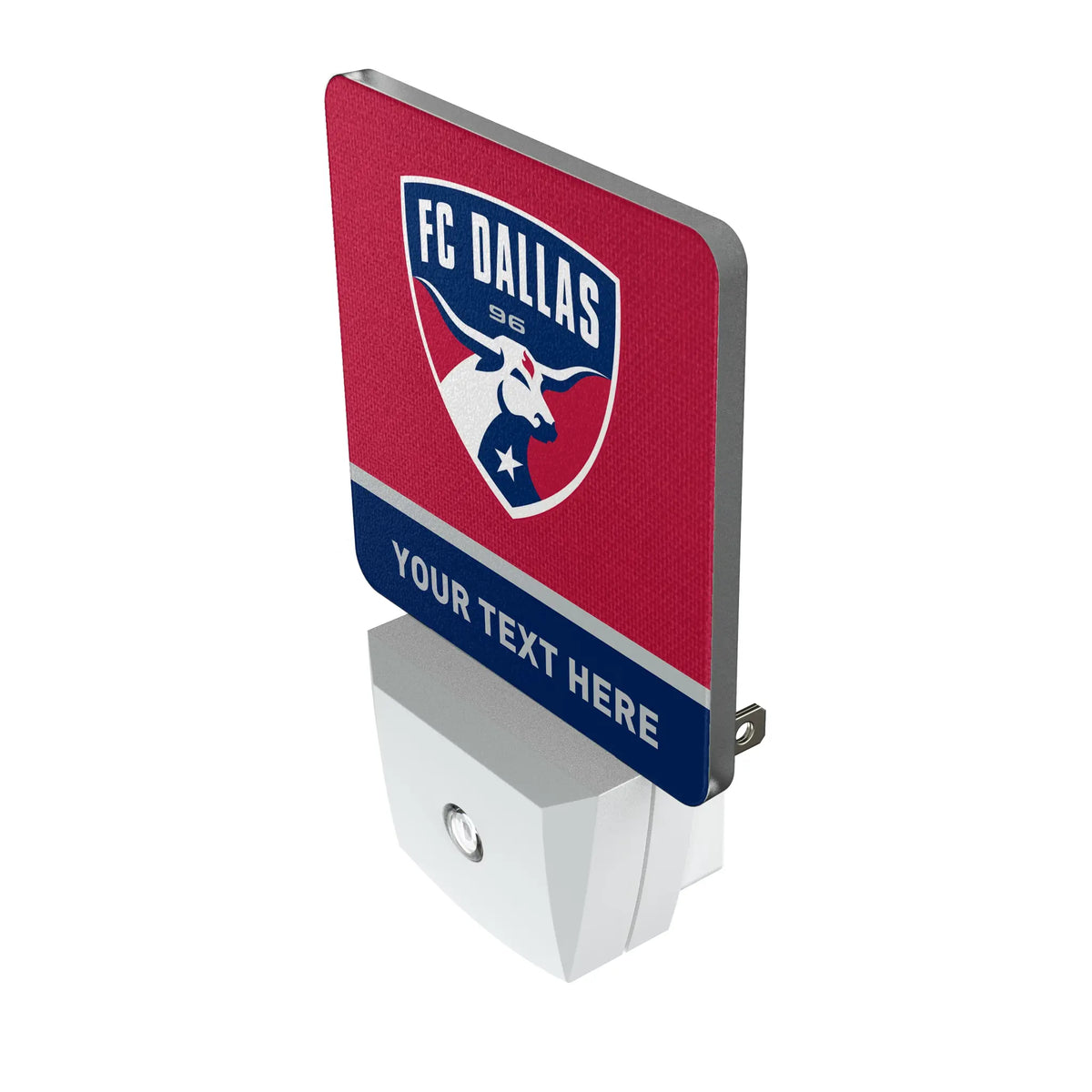 FC Dallas Personalized Endzone Solid Night Light 2-Pack - Isometric View