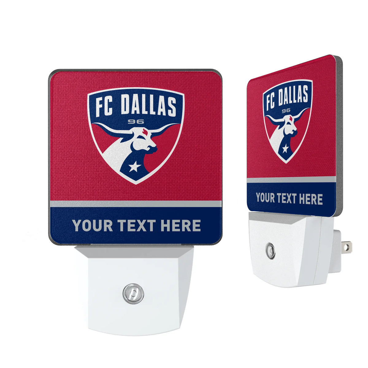 FC Dallas Personalized Endzone Solid Night Light 2-Pack